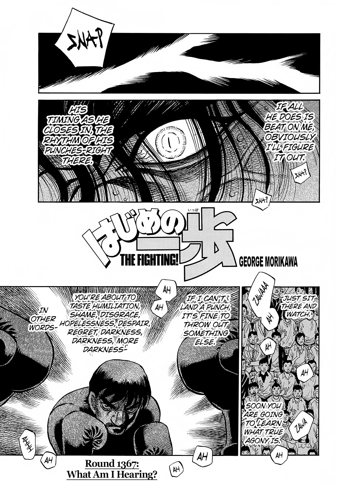 Hajime no Ippo, Chapter 1367 What am I Hearing image 01