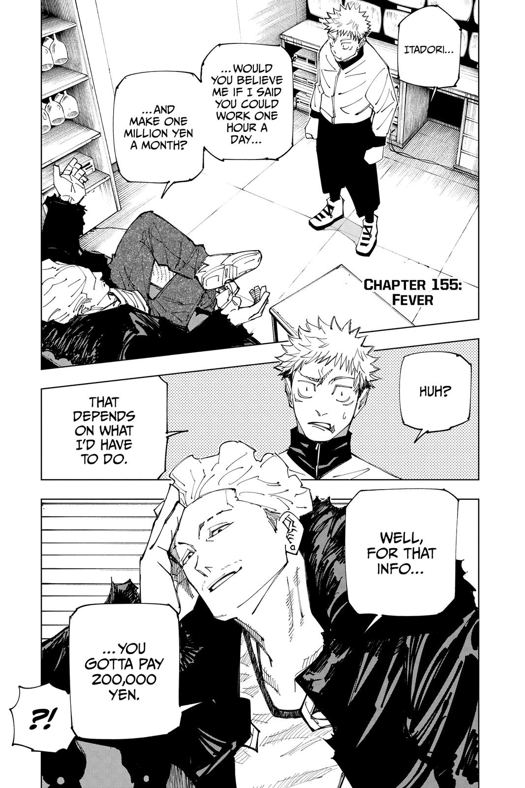 Jujutsu Kaisen, Chapter 155 image 01