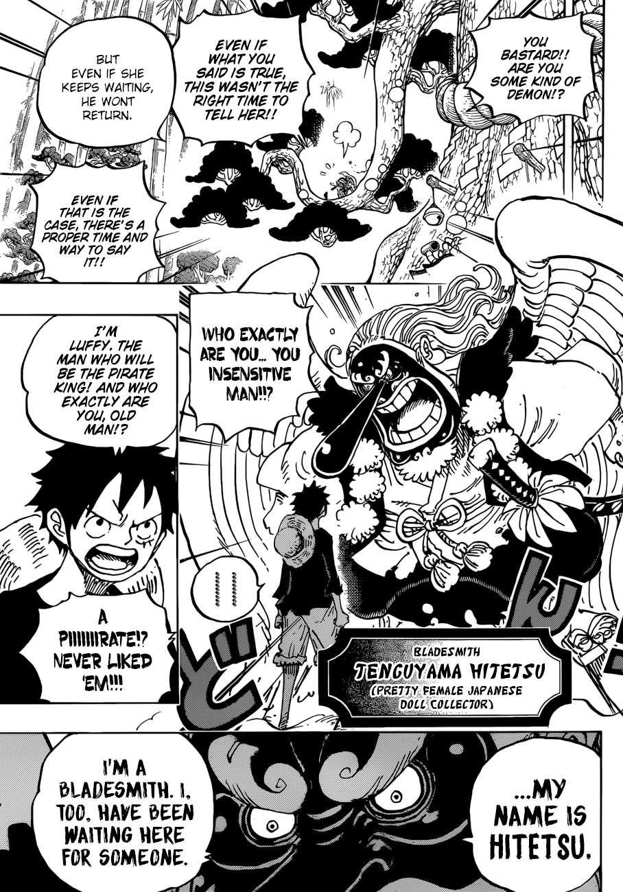 One Piece, Chapter 912 - Amigasa Village image 05