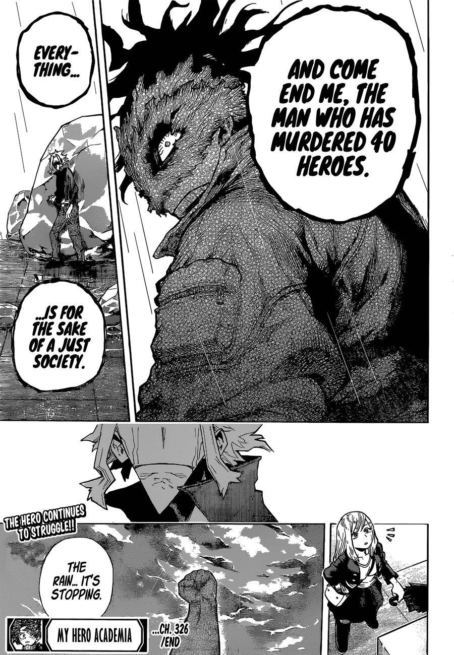 My Hero Academia, Chapter 326 image 16