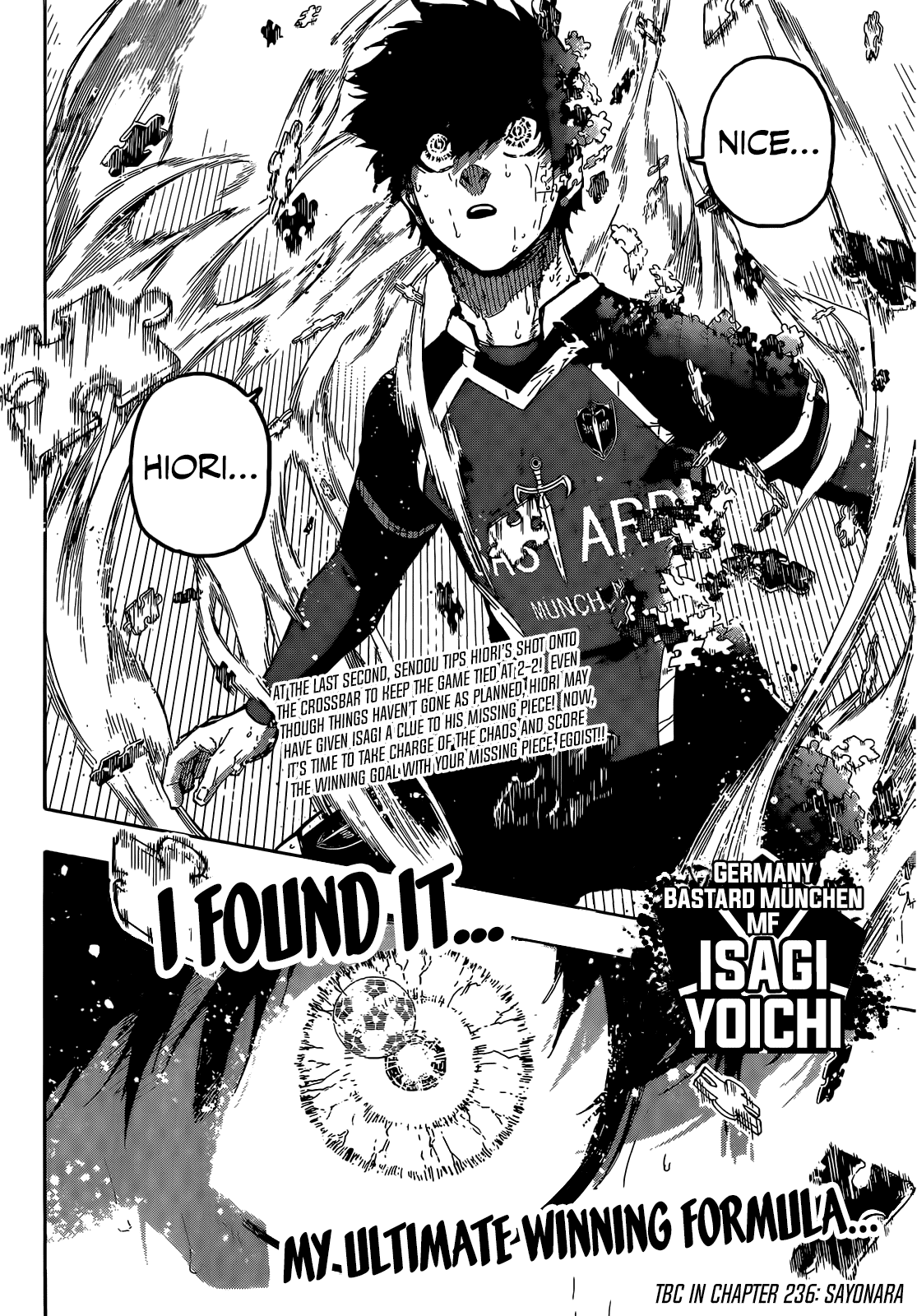 Blue Lock, Chapter 235 The reason you were born image 20