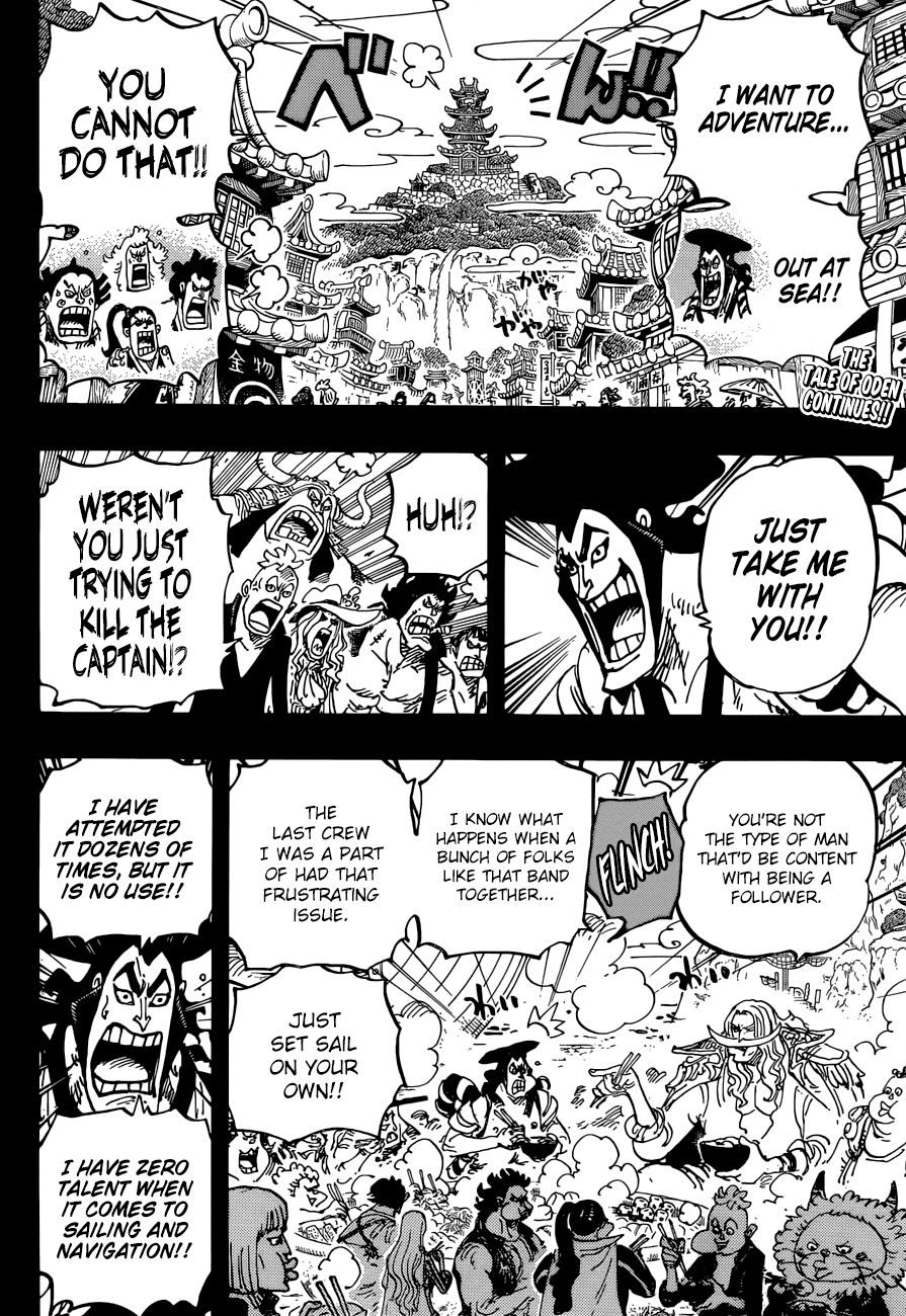 One Piece, Chapter 964 - Oden