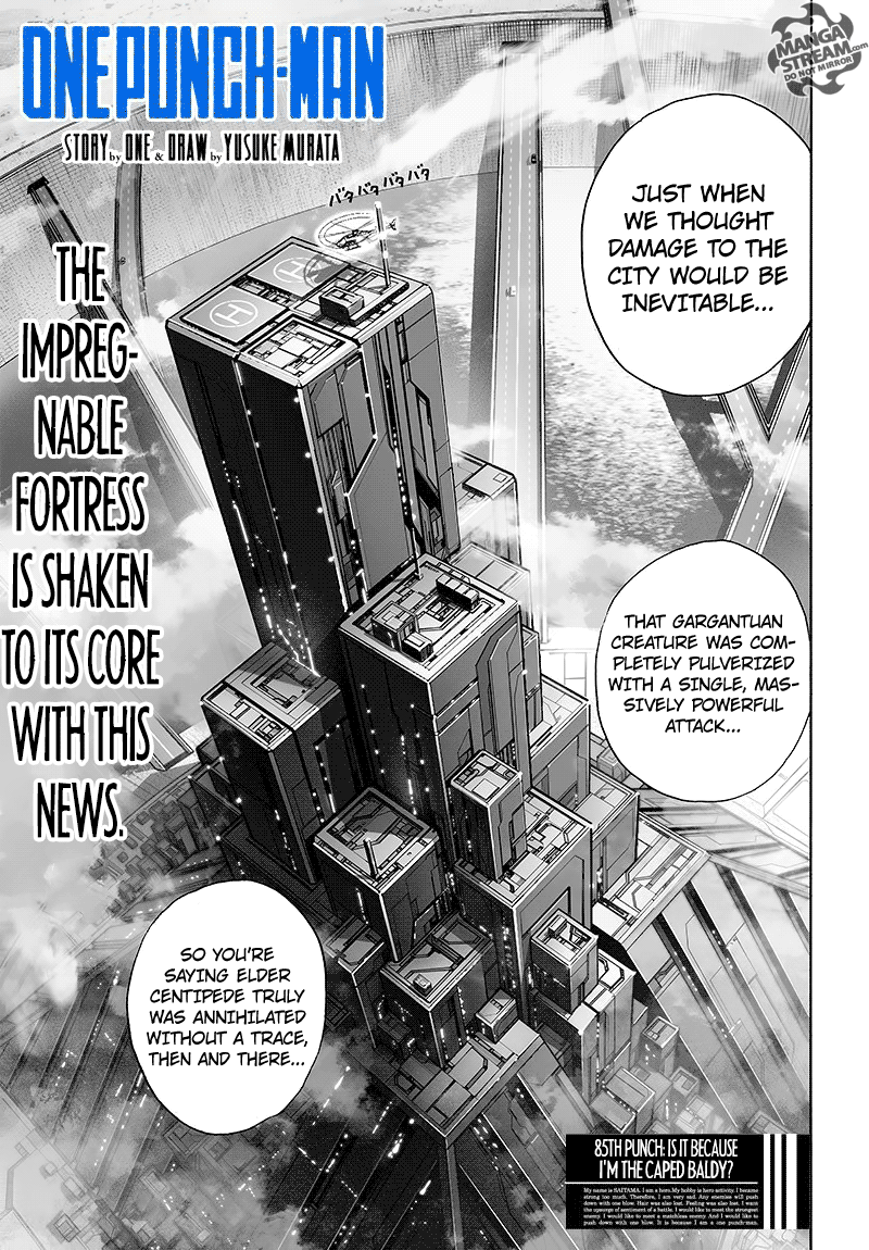 One Punch Man, Chapter 85 image 01