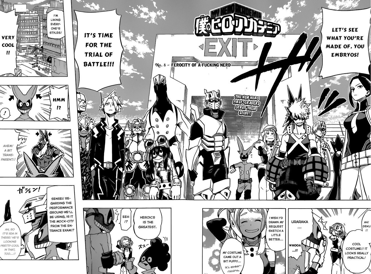 My Hero Academia, Chapter 8 - Ferocity of a Fucking Nerd image 06