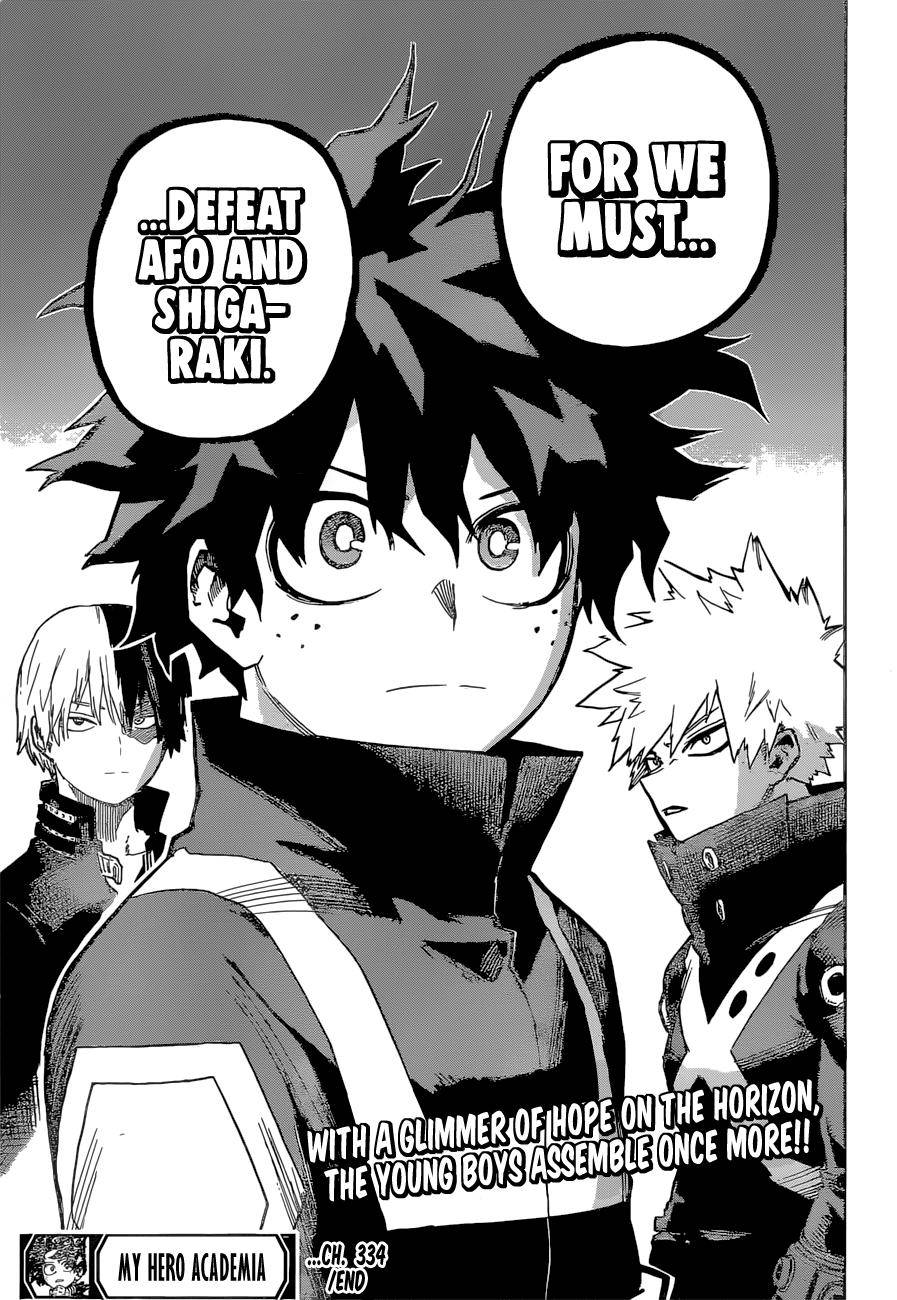 My Hero Academia, Chapter 334 image 16