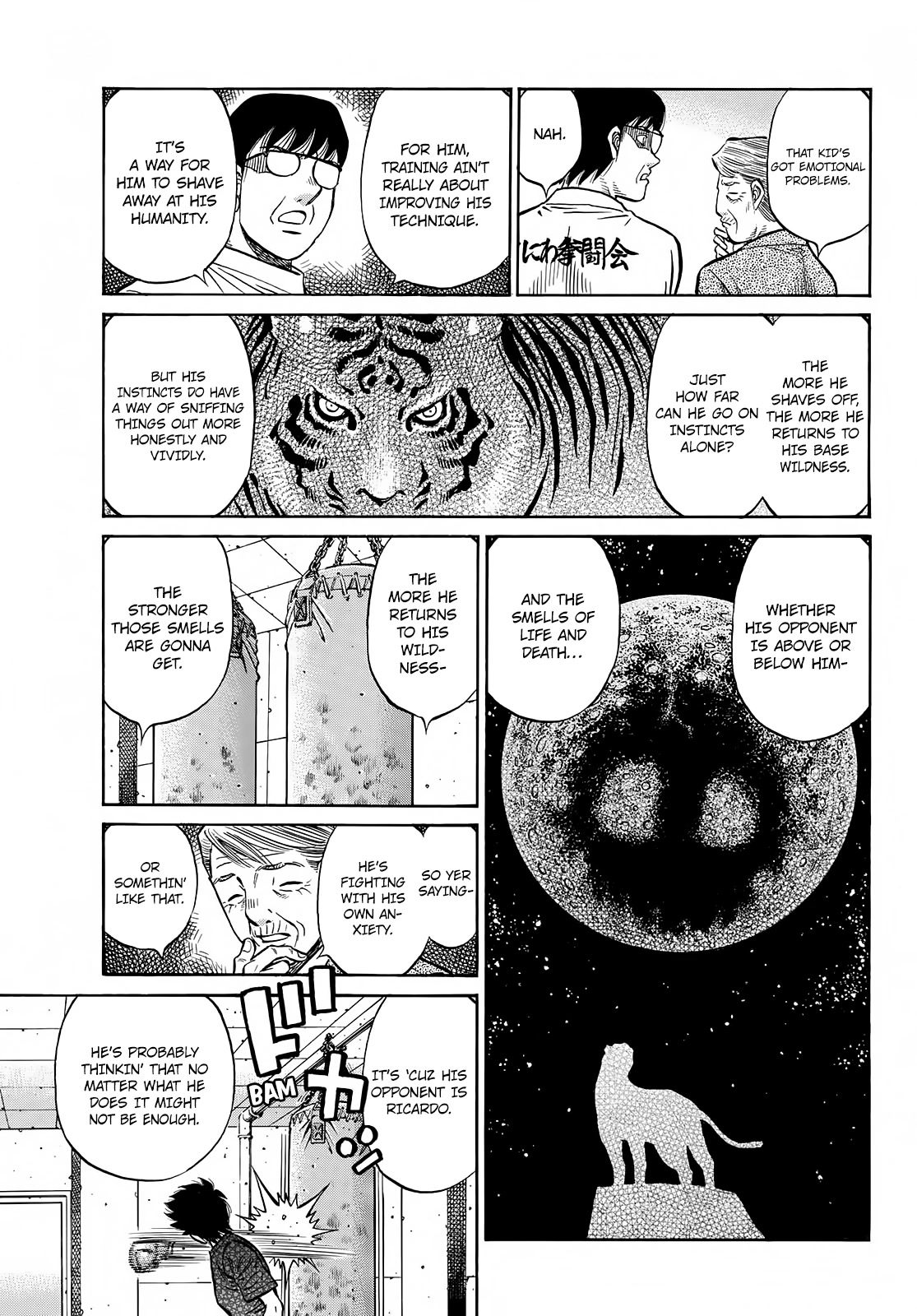 Hajime no Ippo, Chapter 1423 The Tiger