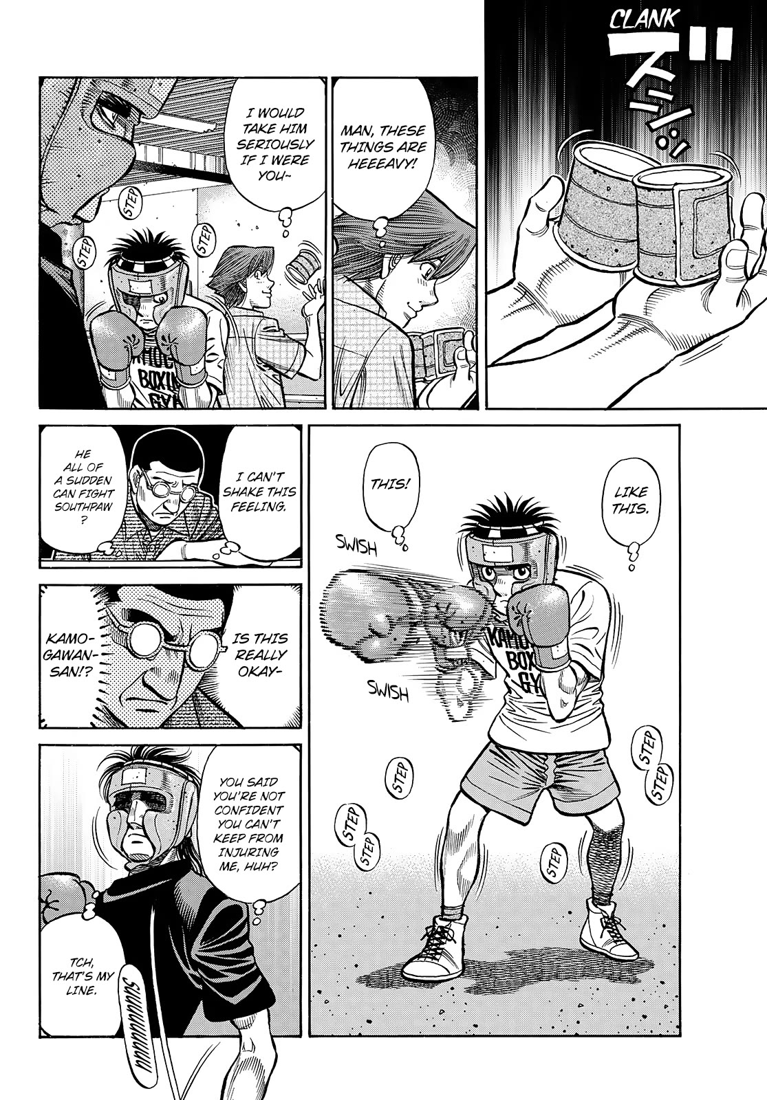 Hajime no Ippo, Chapter 1435 His Sparring Partner is a Southpaw image 04