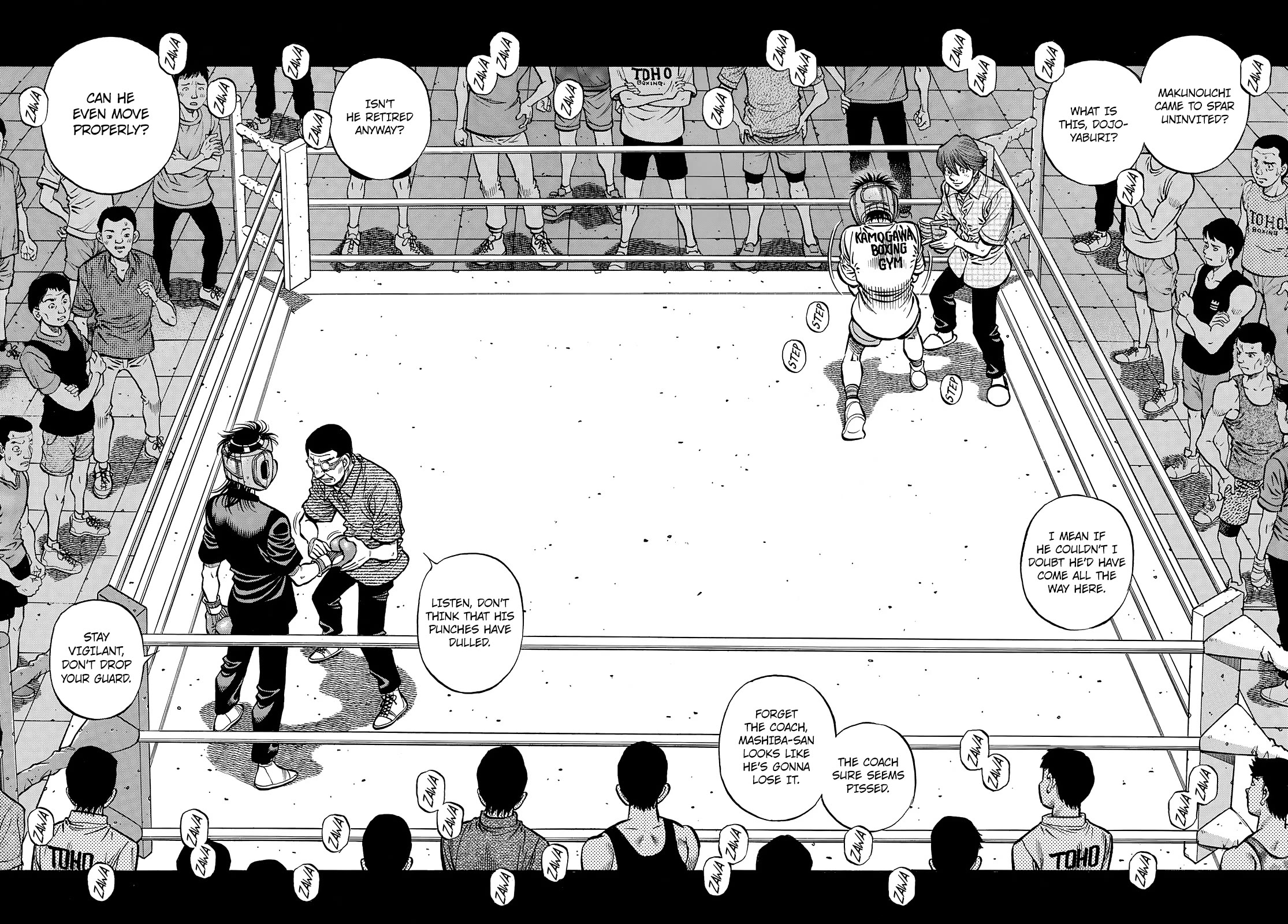 Hajime no Ippo, Chapter 1435 His Sparring Partner is a Southpaw image 03
