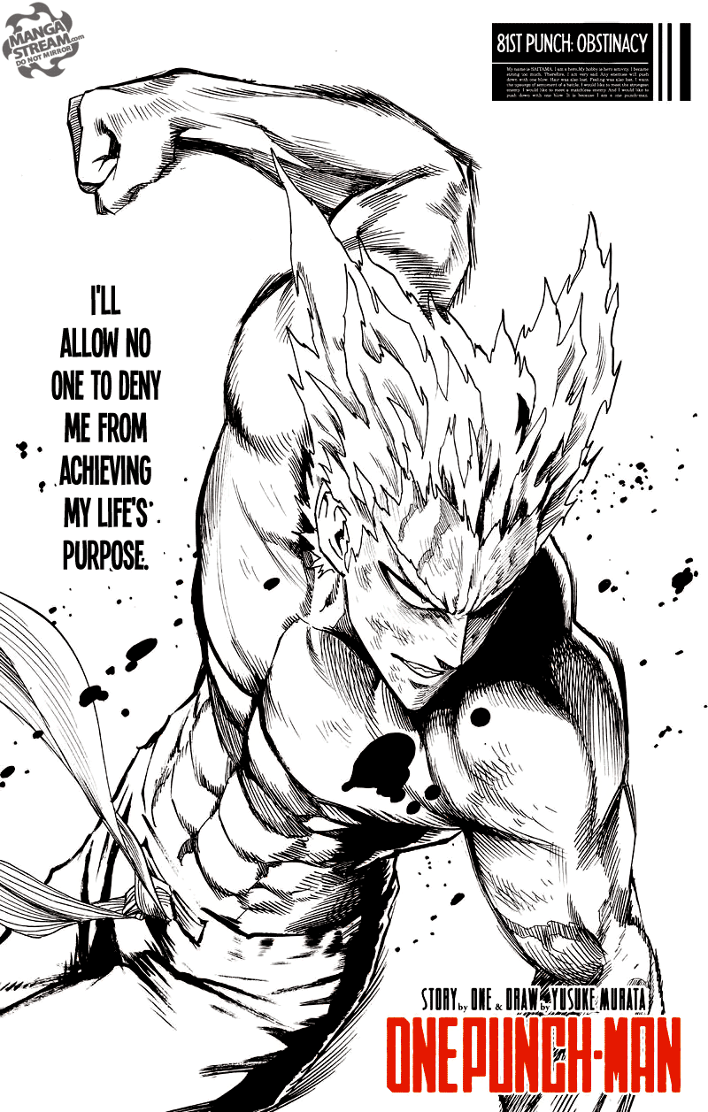 One Punch Man, Chapter 81 image 01