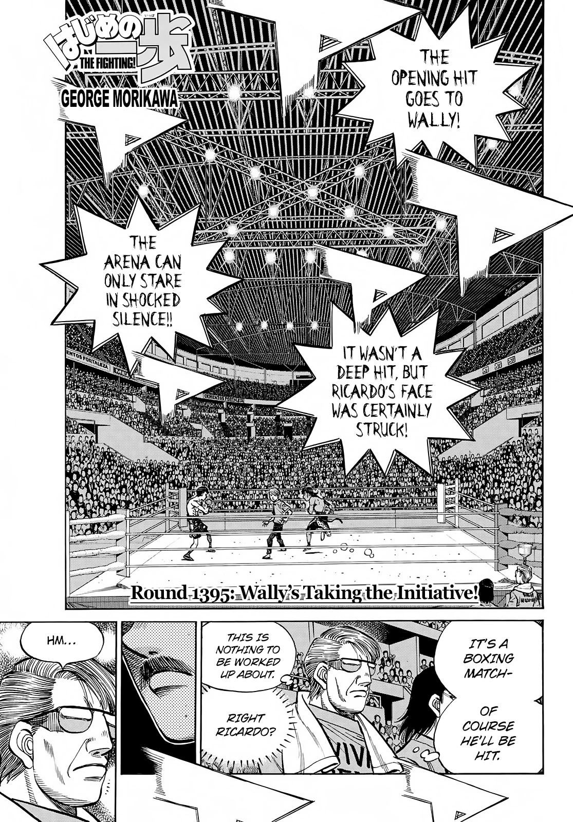 Hajime no Ippo, Chapter 1395 Wally’s Taking the Initiative! image 01