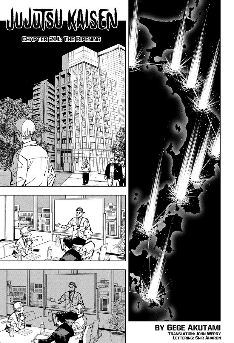 Jujutsu Kaisen, Chapter 211 image 01