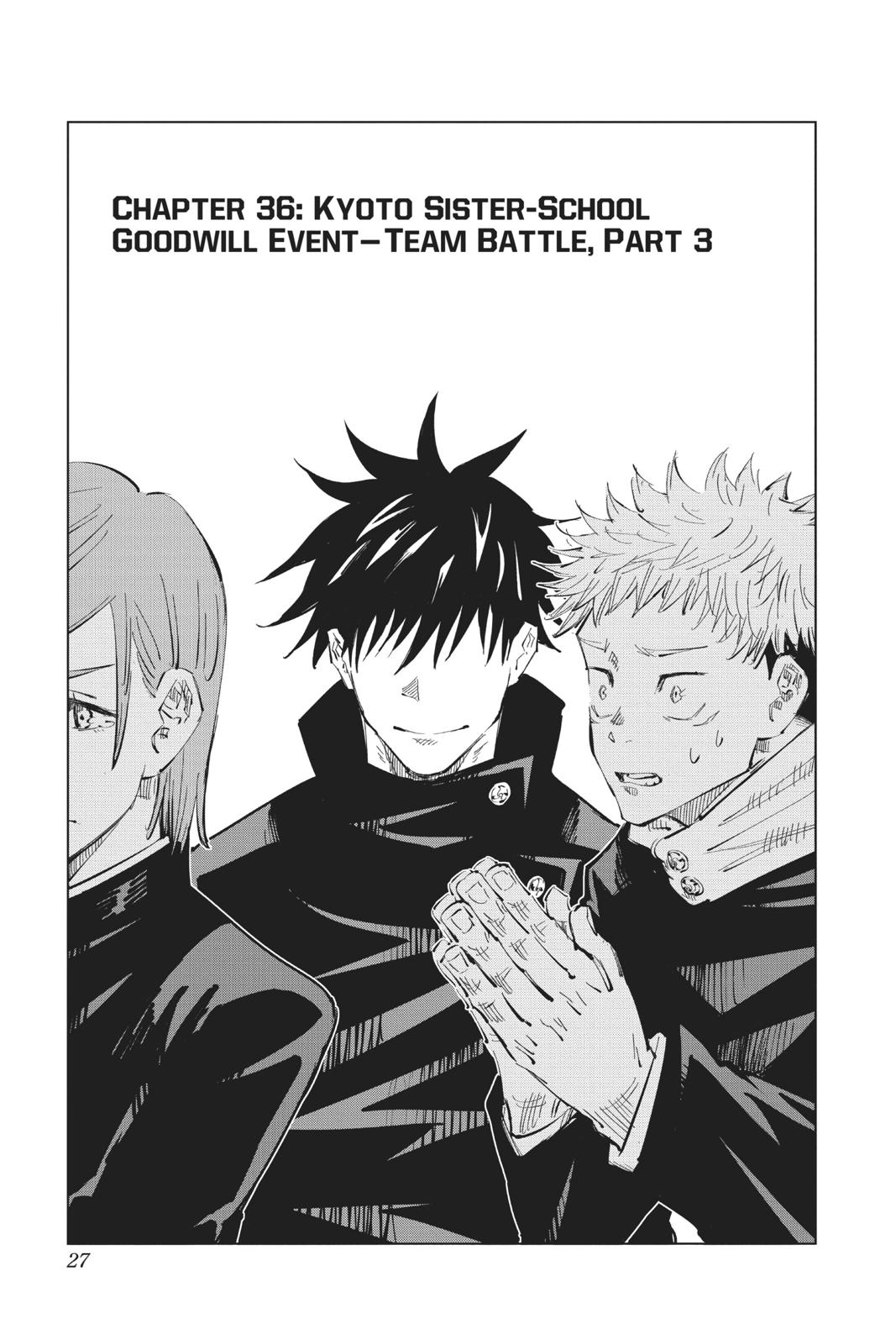 Jujutsu Kaisen, Chapter 36 image 01