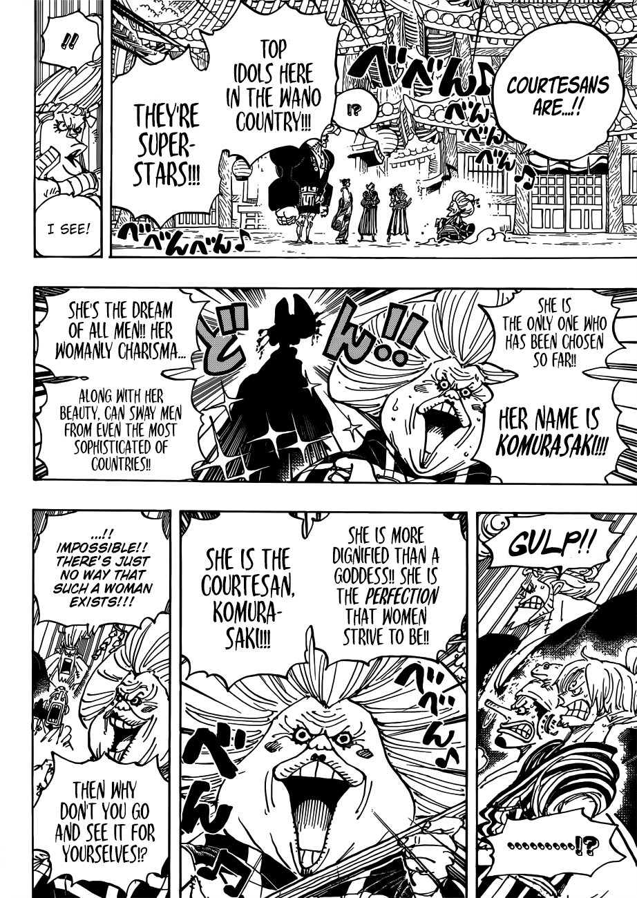 One Piece, Chapter 927 - The Courtesan