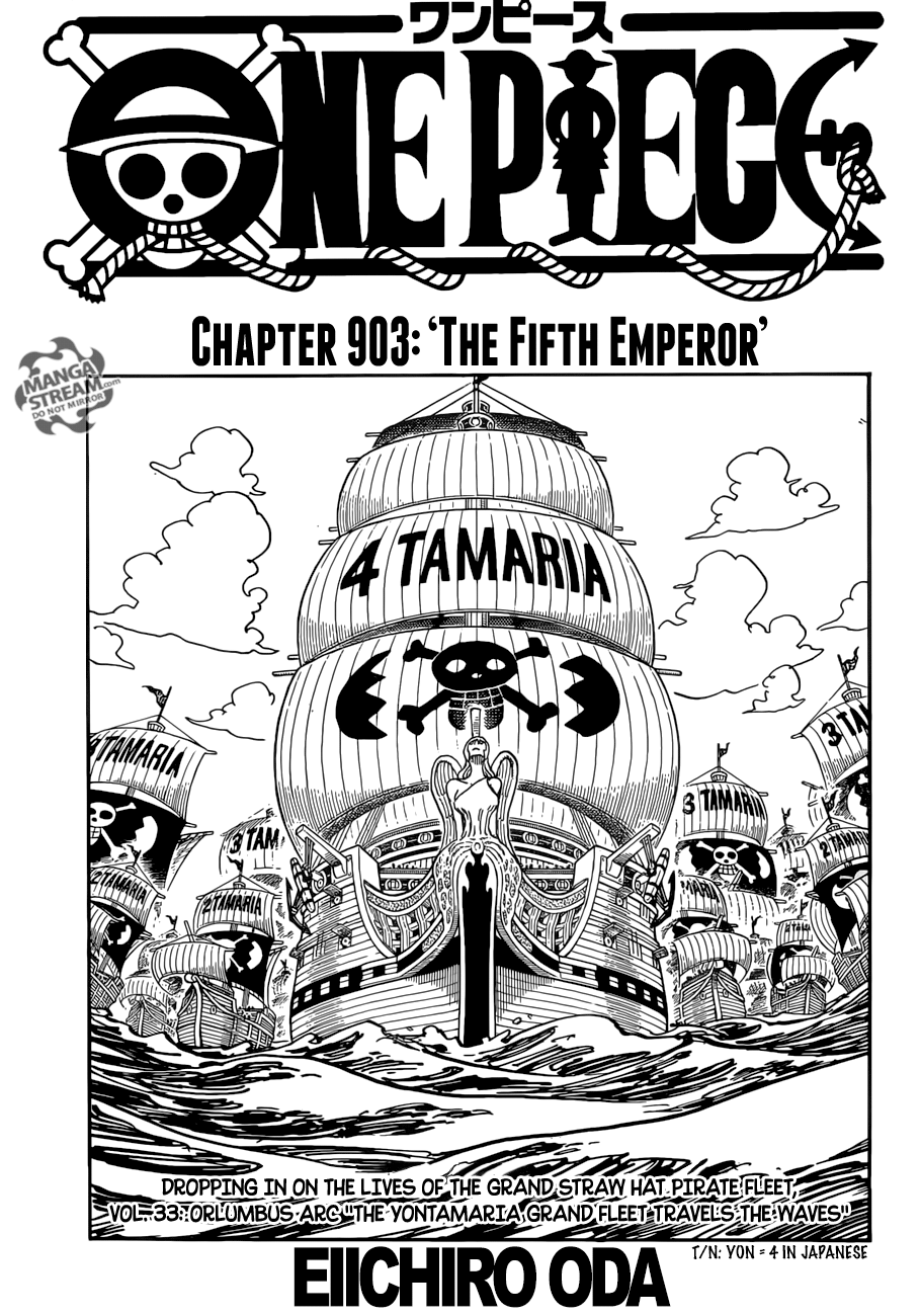 One Piece, Chapter 903 - The Fifth Emperor image 01