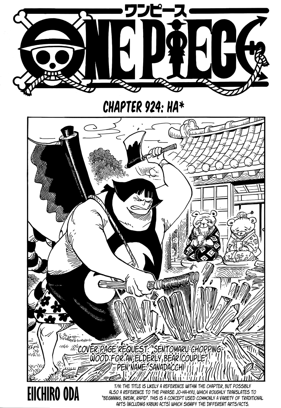 One Piece, Chapter 924 - Ha image 01