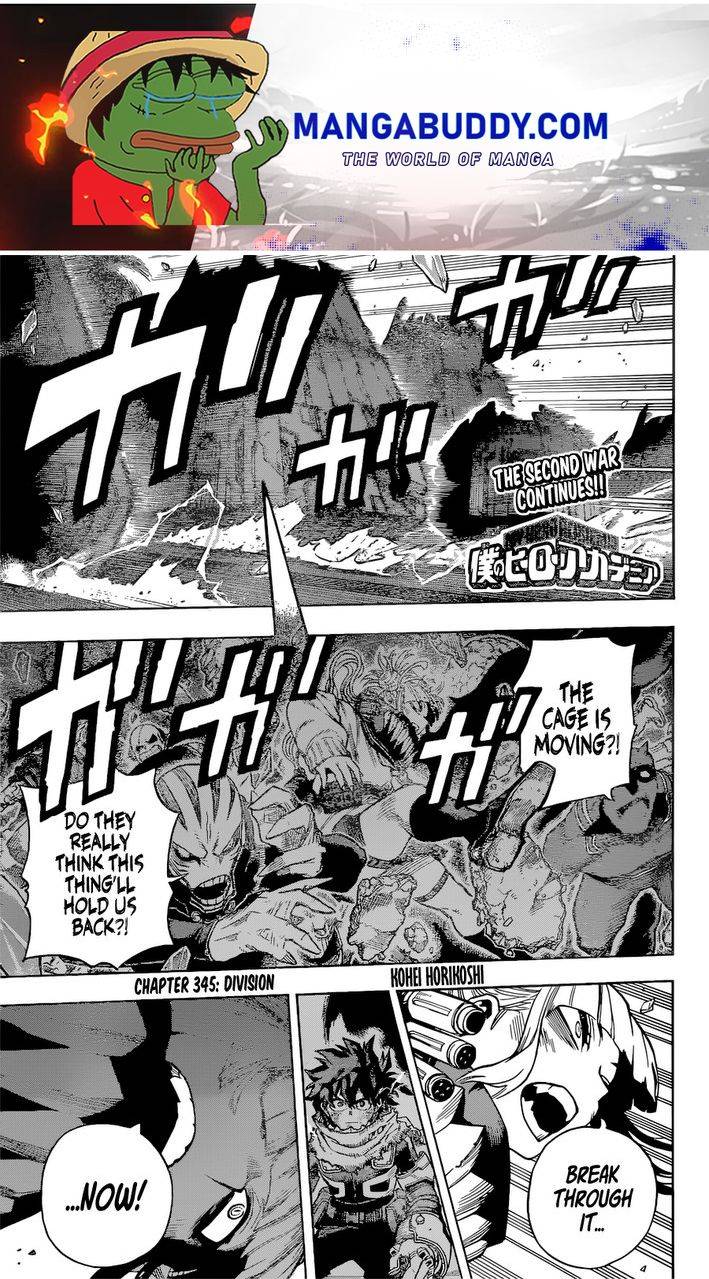 My Hero Academia, Chapter 345 image 01