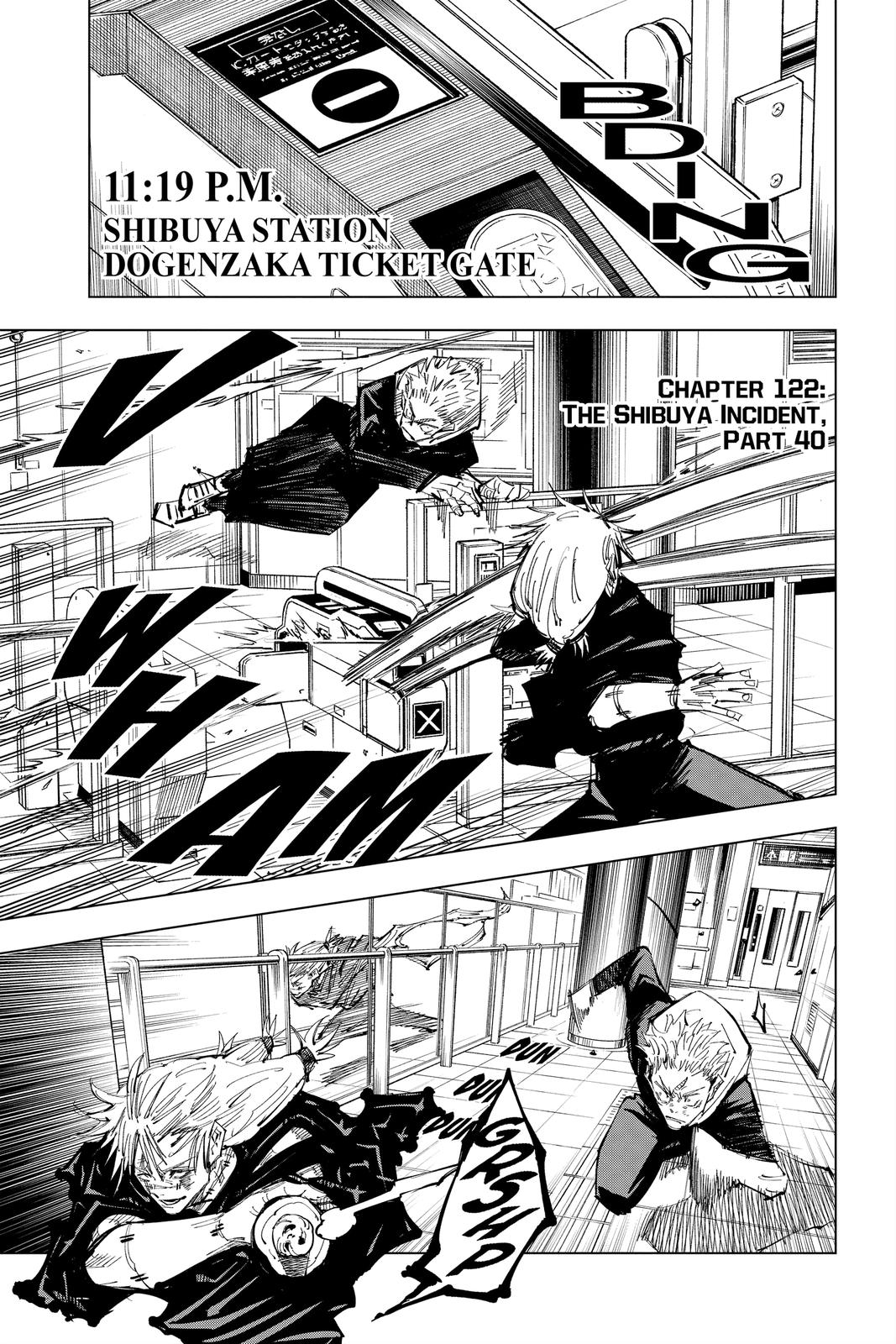 Jujutsu Kaisen, Chapter 122 image 01