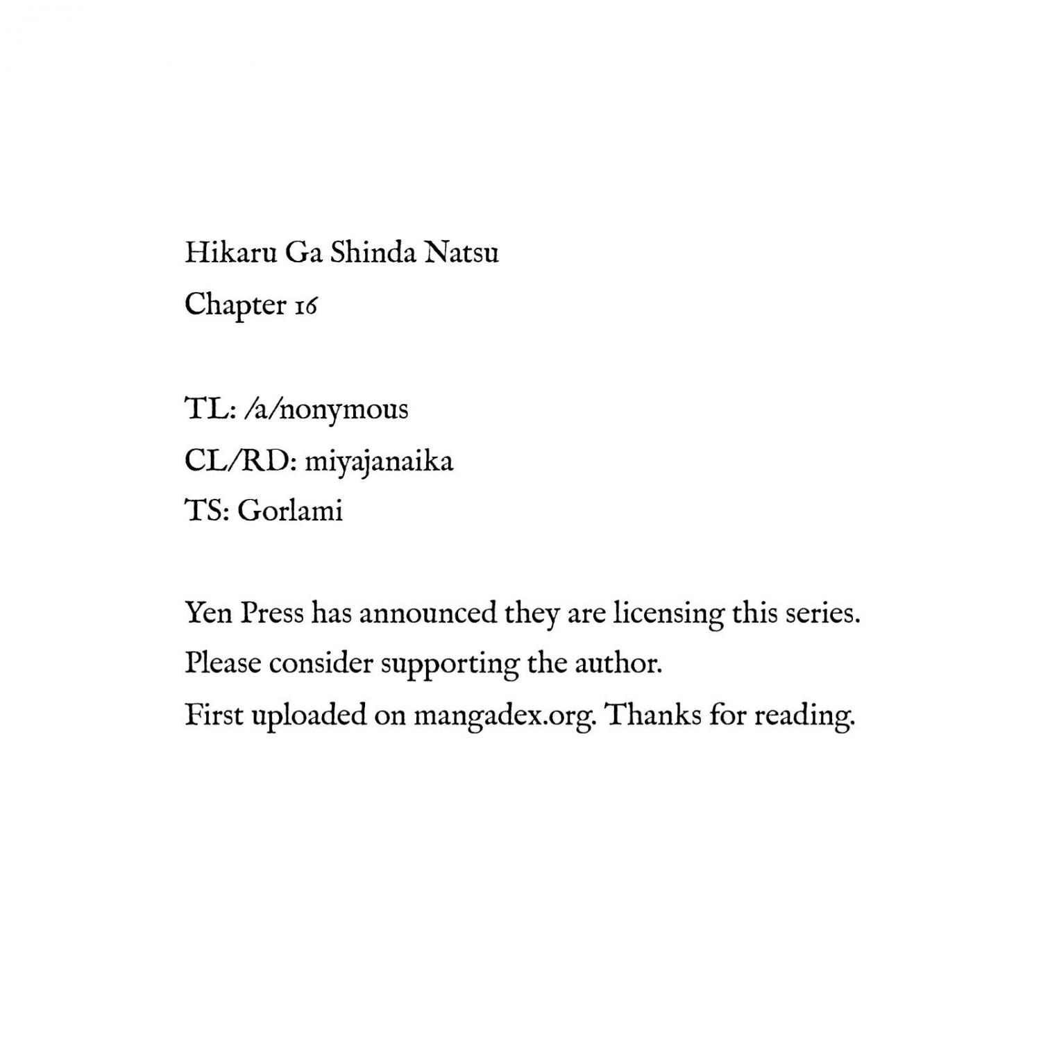 The Summer Hikaru Died, Chapter 16 image 51