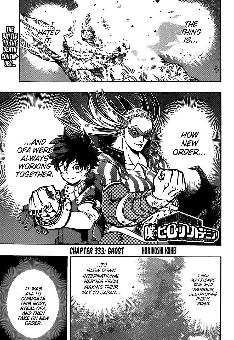 My Hero Academia, Chapter 333 image 01