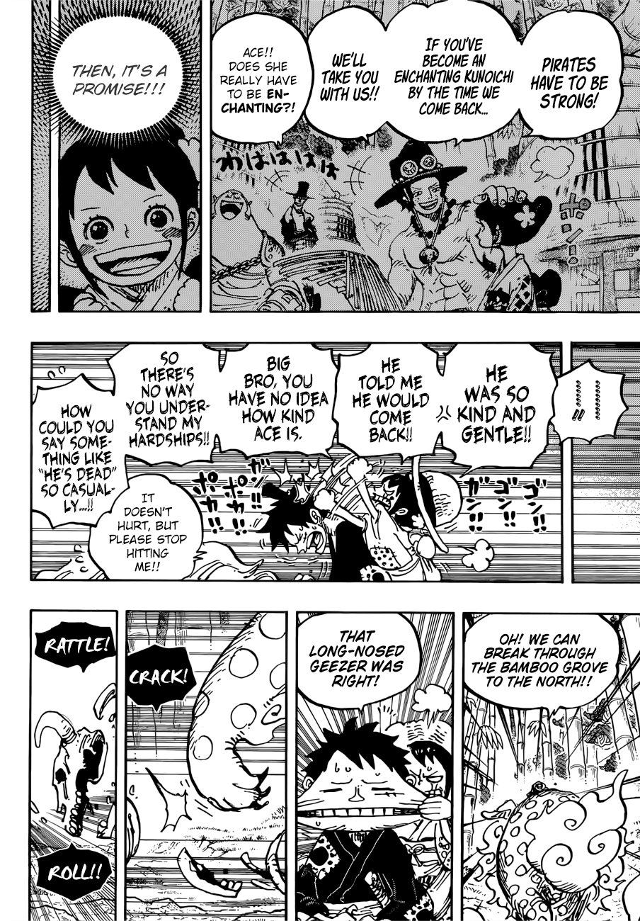 One Piece, Chapter 912 - Amigasa Village image 12