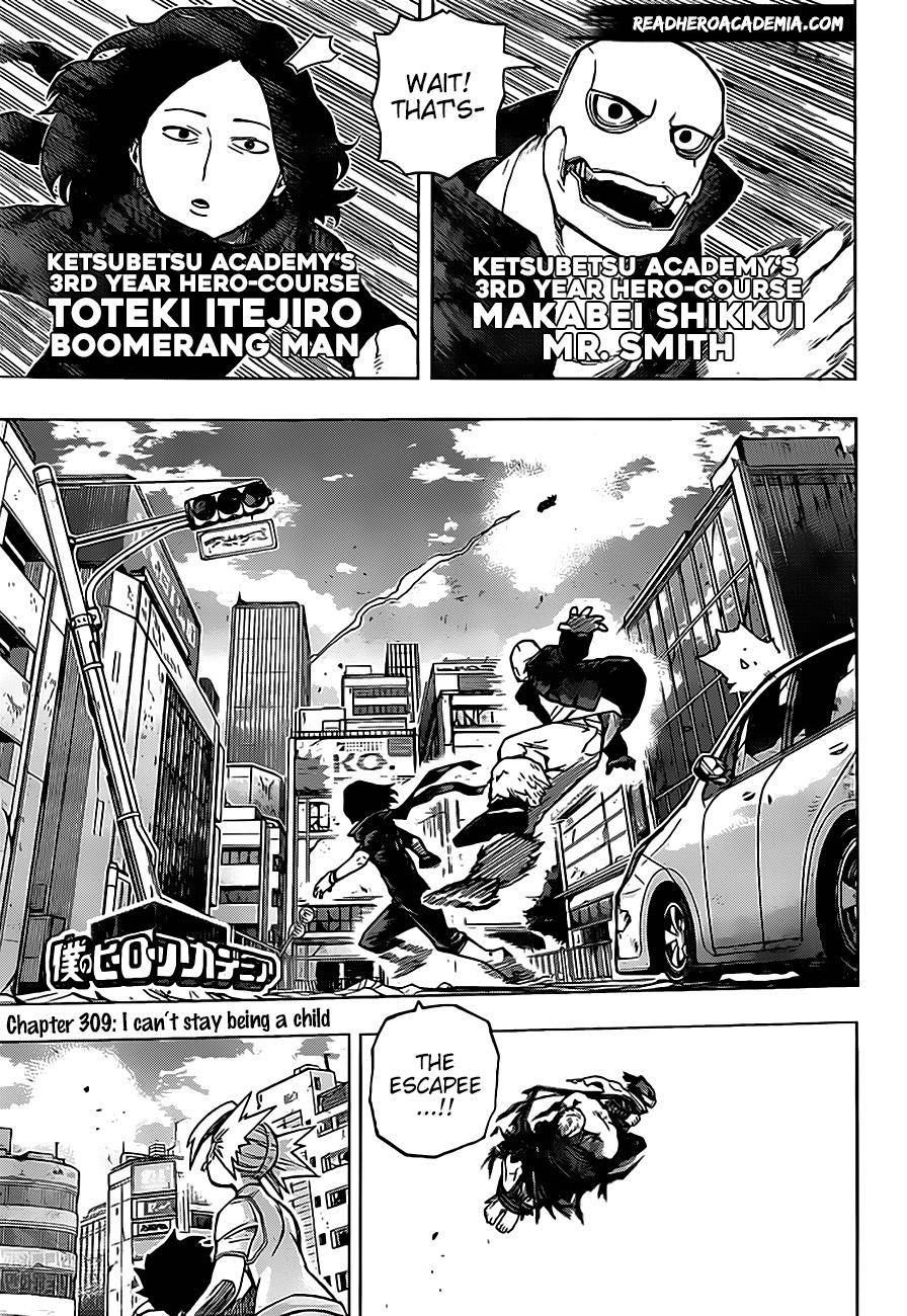 My Hero Academia, Chapter 309 image 01