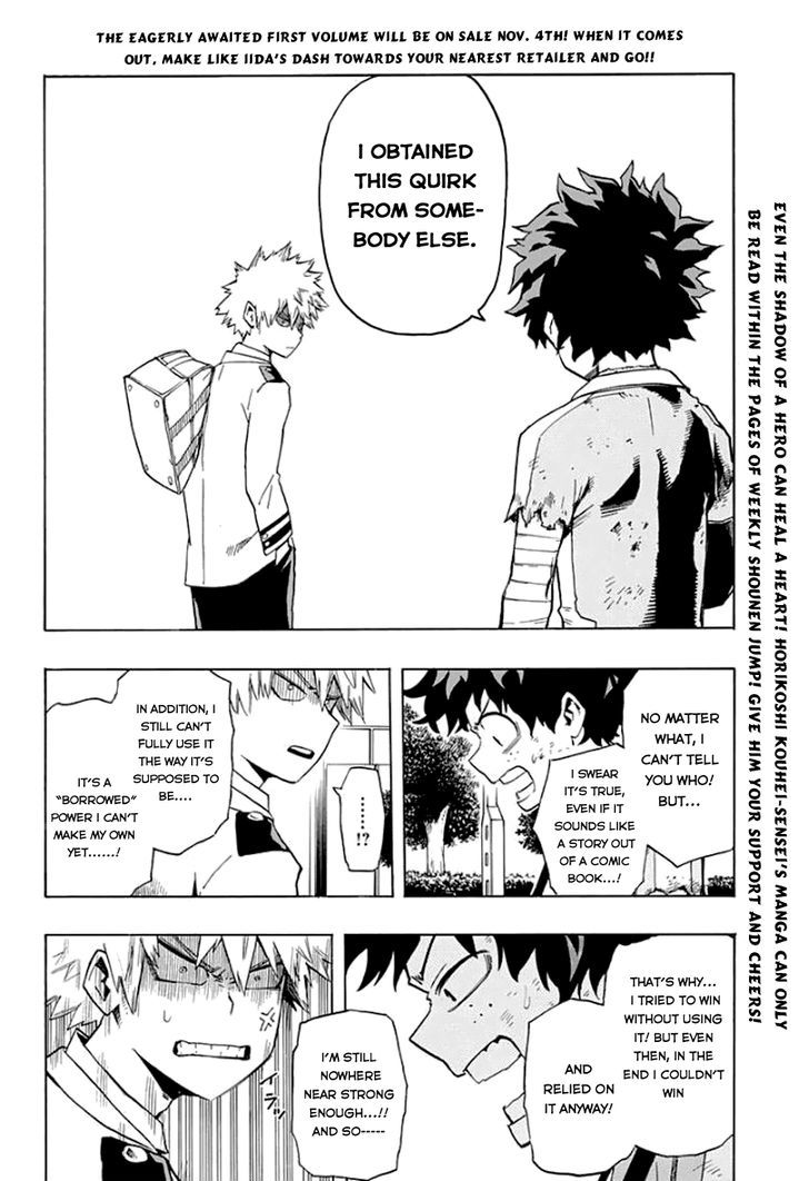 My Hero Academia, Chapter 11 - Bakugou