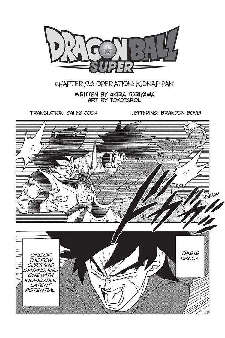 Dragon Ball Super, Chapter 93 image 01