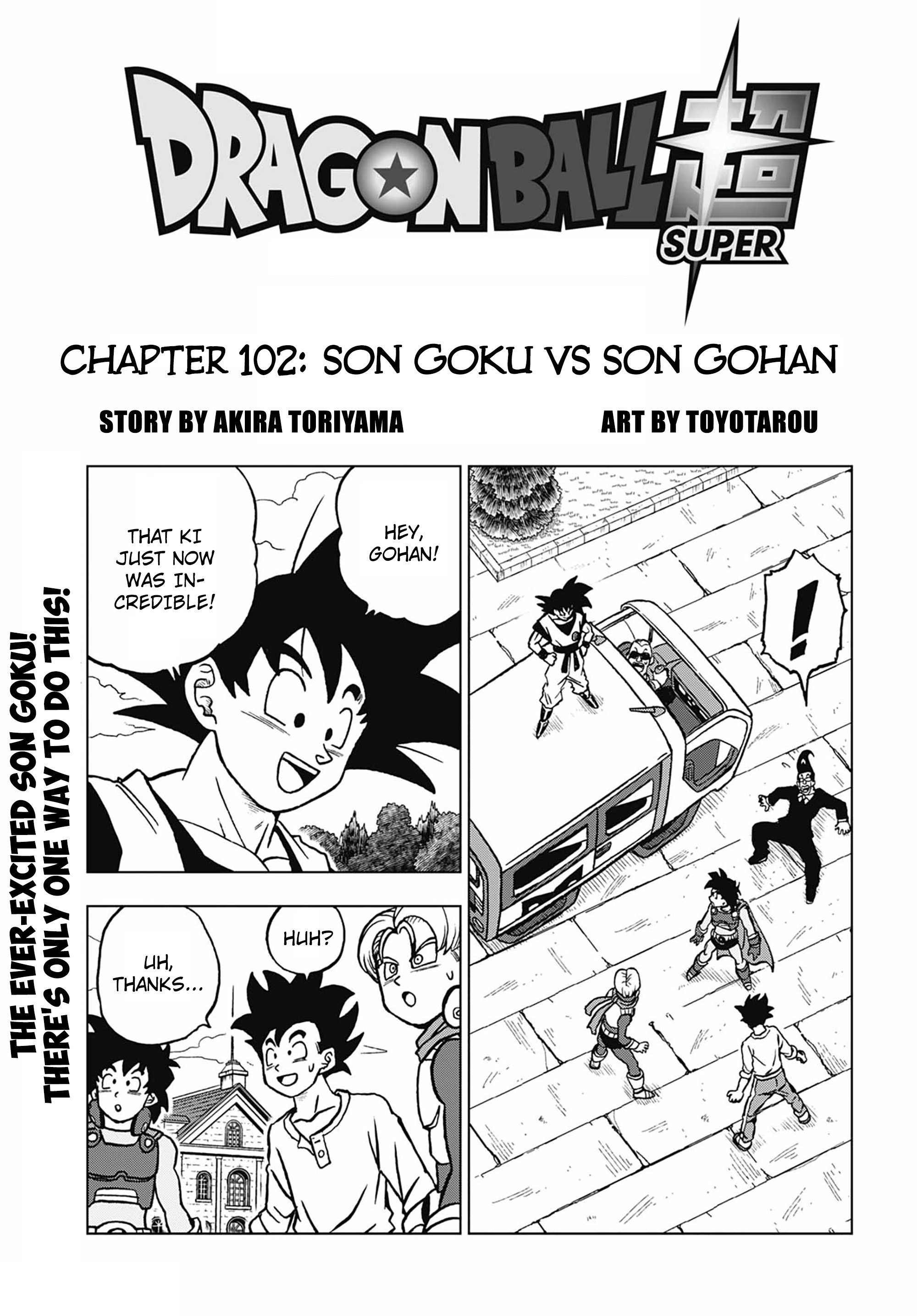 Dragon Ball Super, Chapter 102 image 01