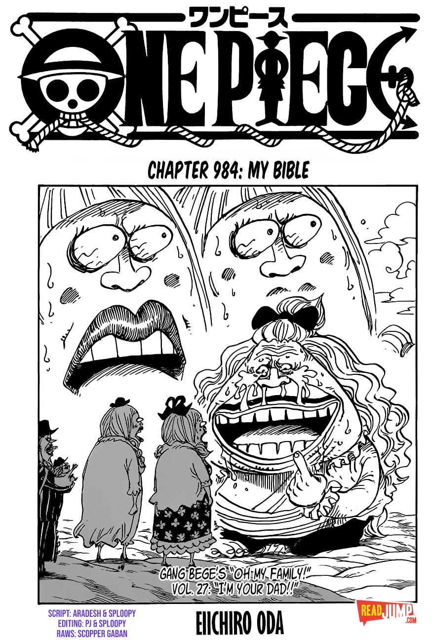 One Piece, Chapter 984 image 01