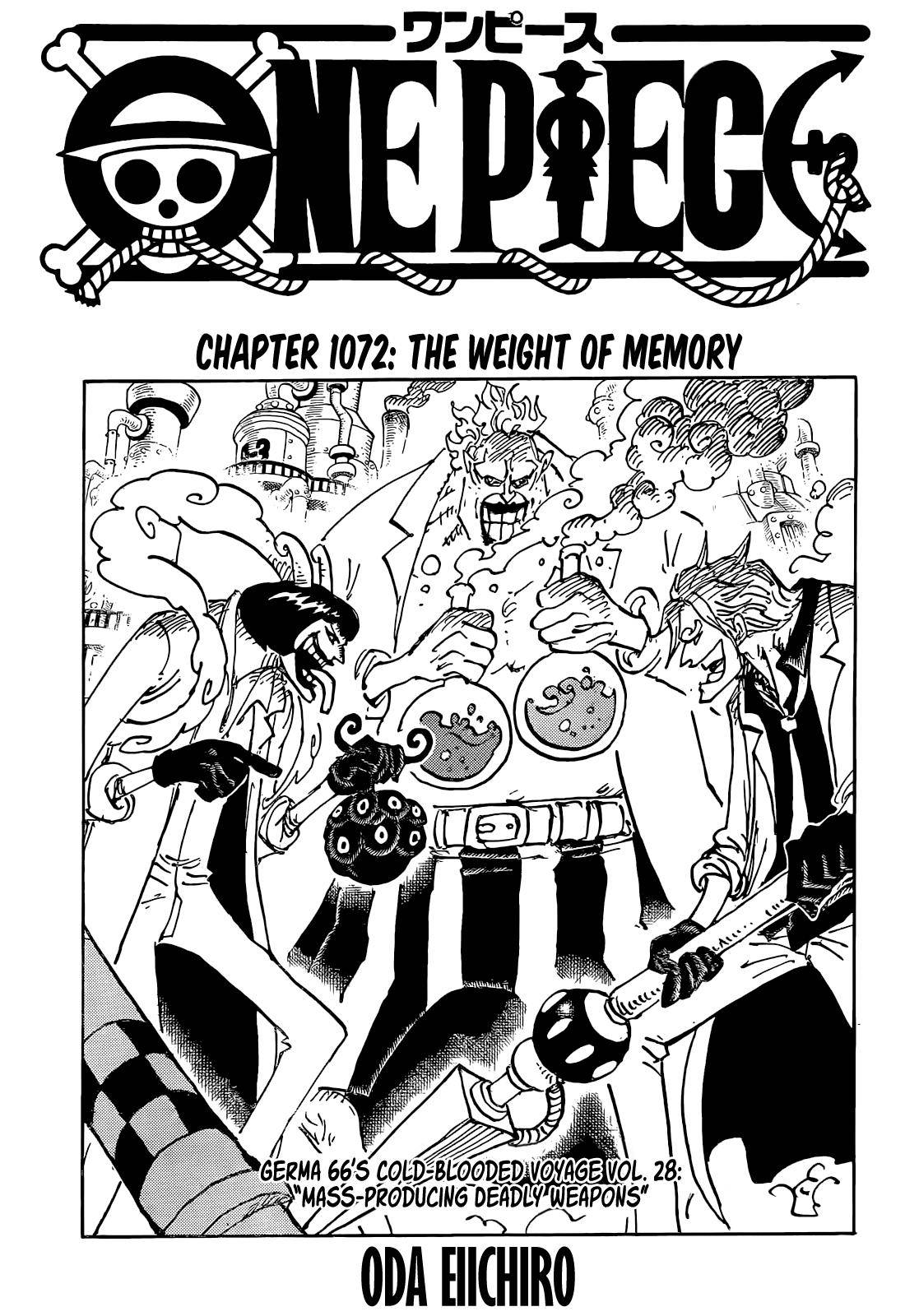 One Piece, Chapter 1072 image 01