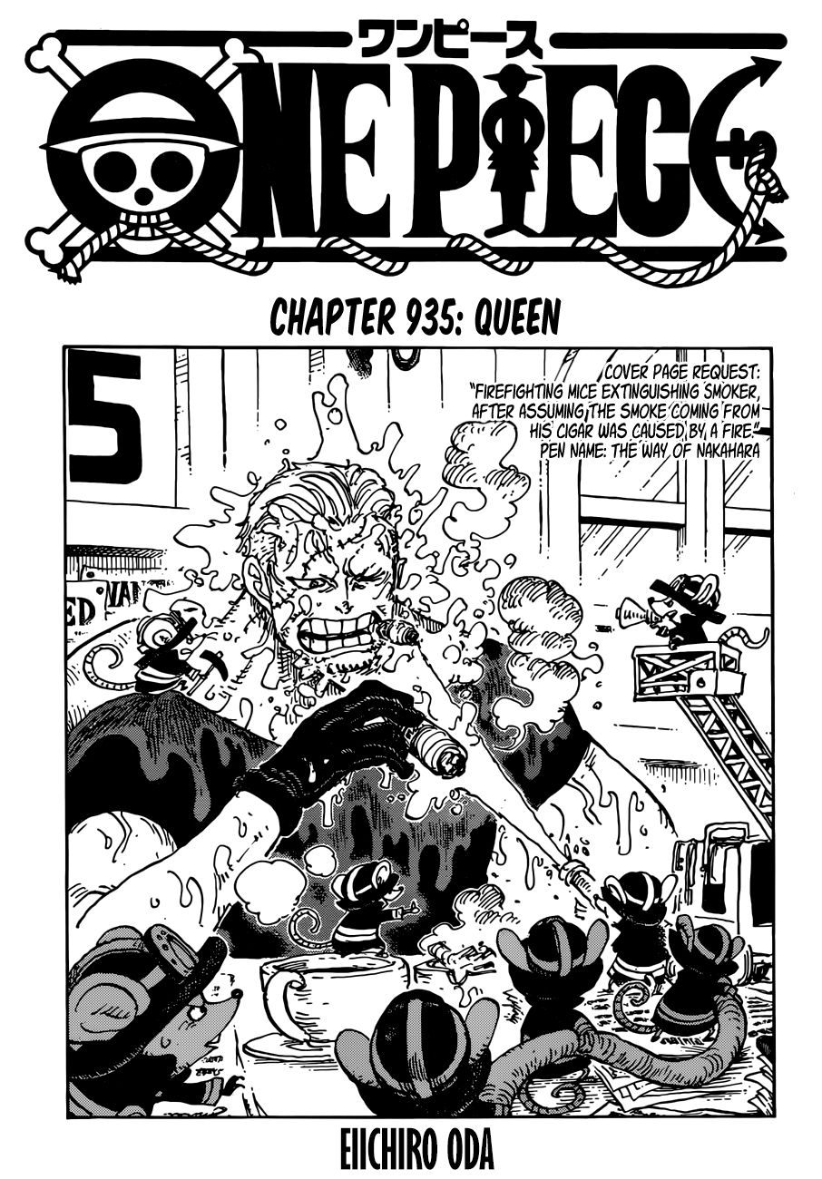 One Piece, Chapter 935 - Queen image 01