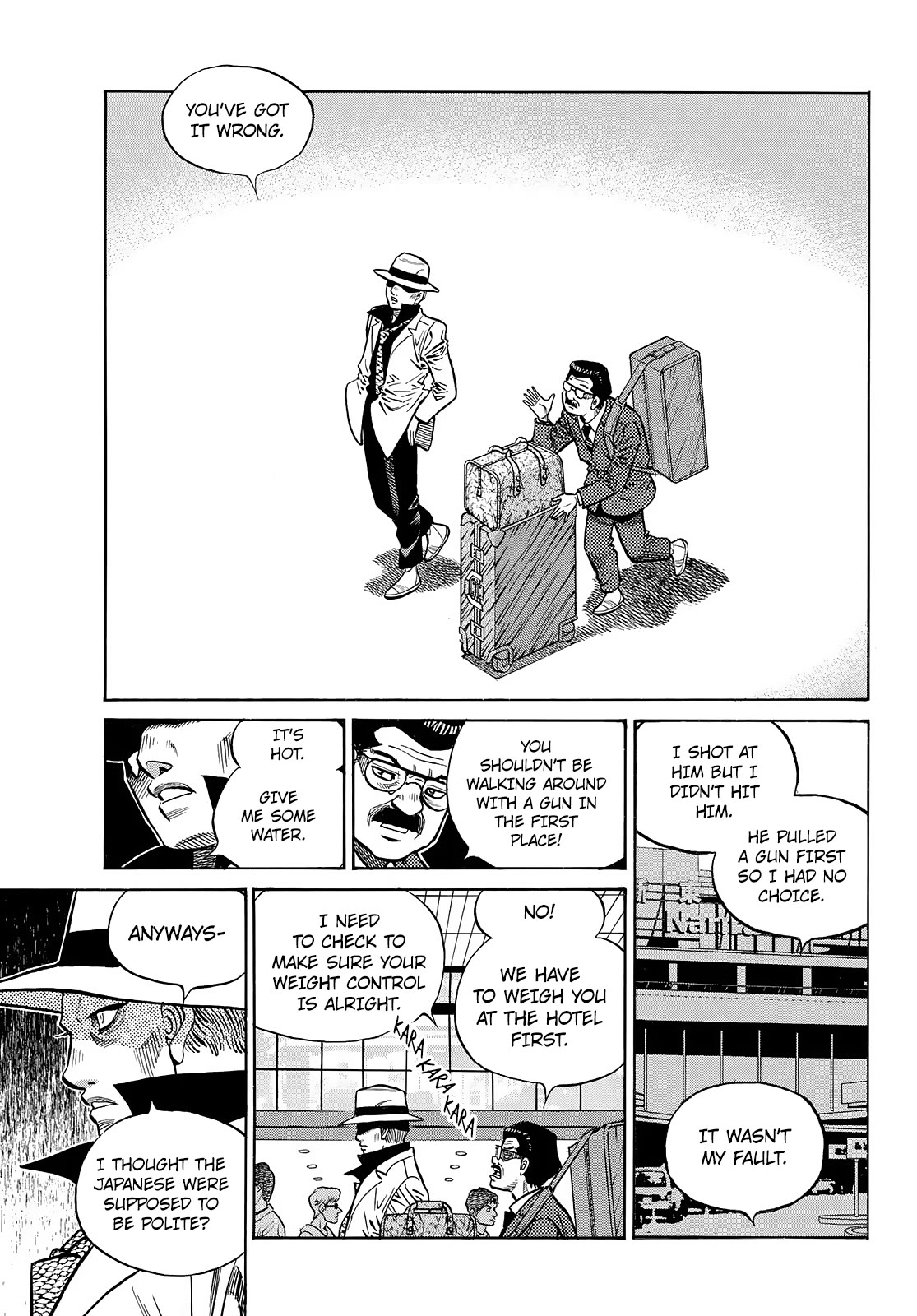 Hajime no Ippo, Chapter 1446 Round 1446 Rosario Arrives in Japan image 06