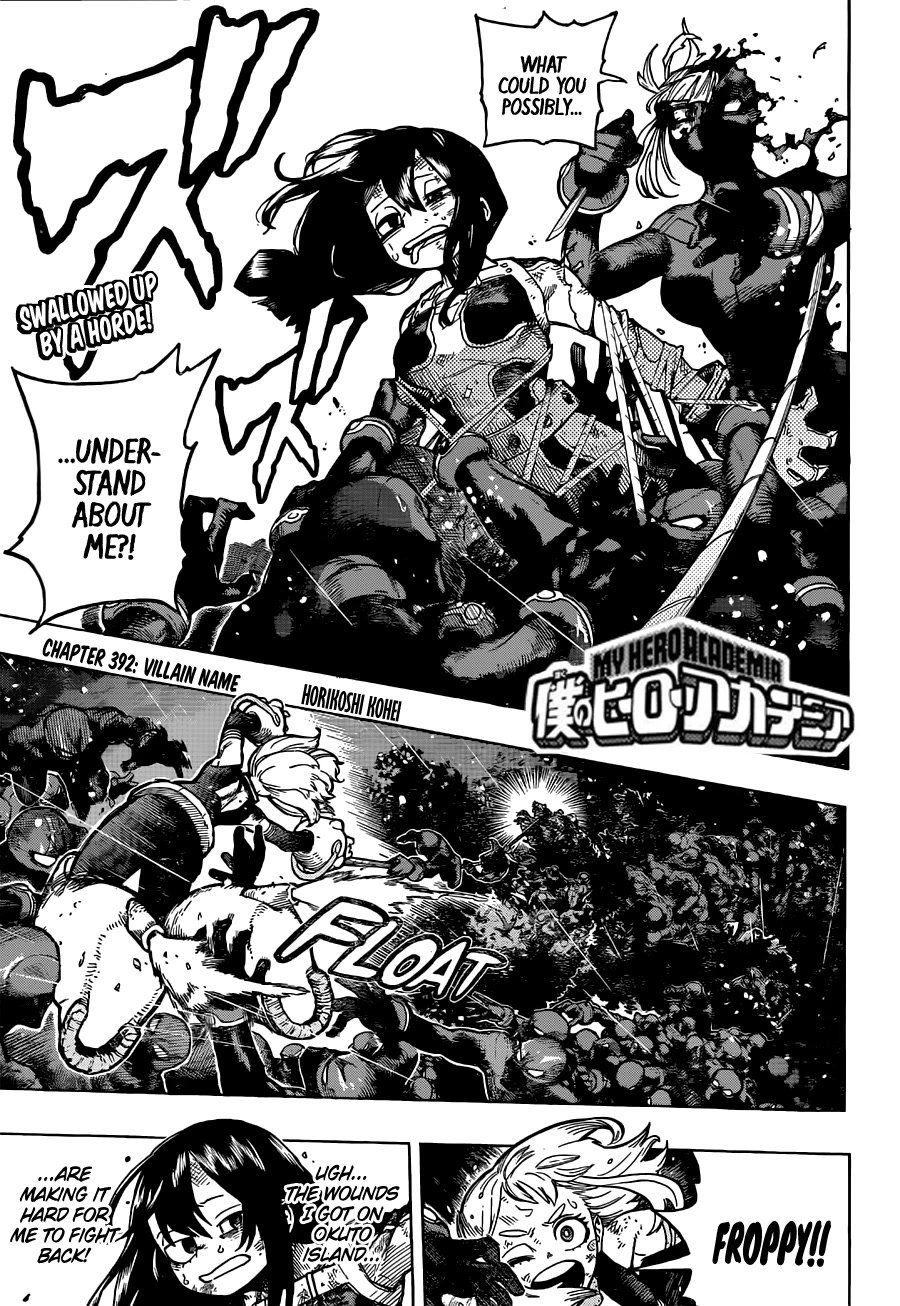 My Hero Academia, Chapter 392 image 01