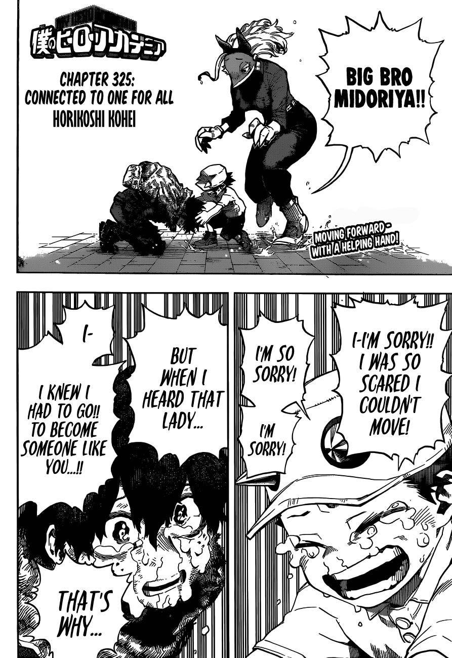 My Hero Academia, Chapter 325 image 02