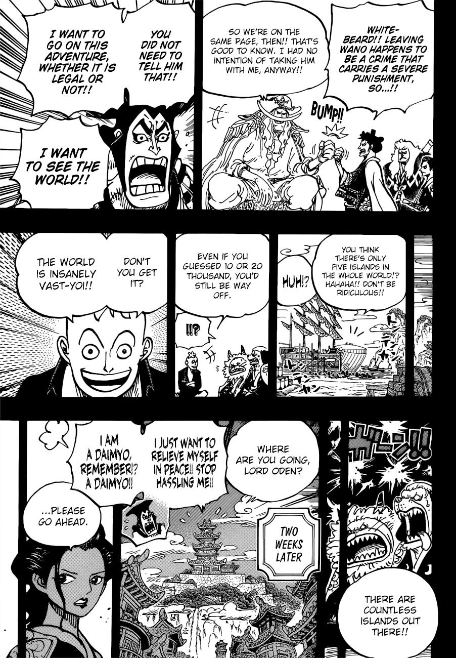 One Piece, Chapter 964 - Oden