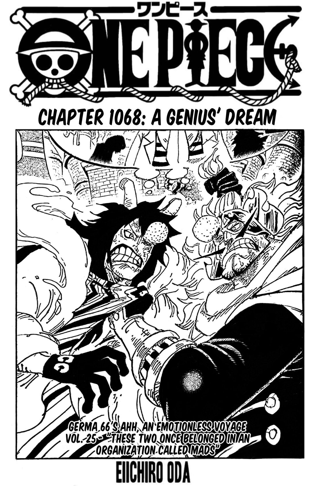 One Piece, Chapter 1068 image 01