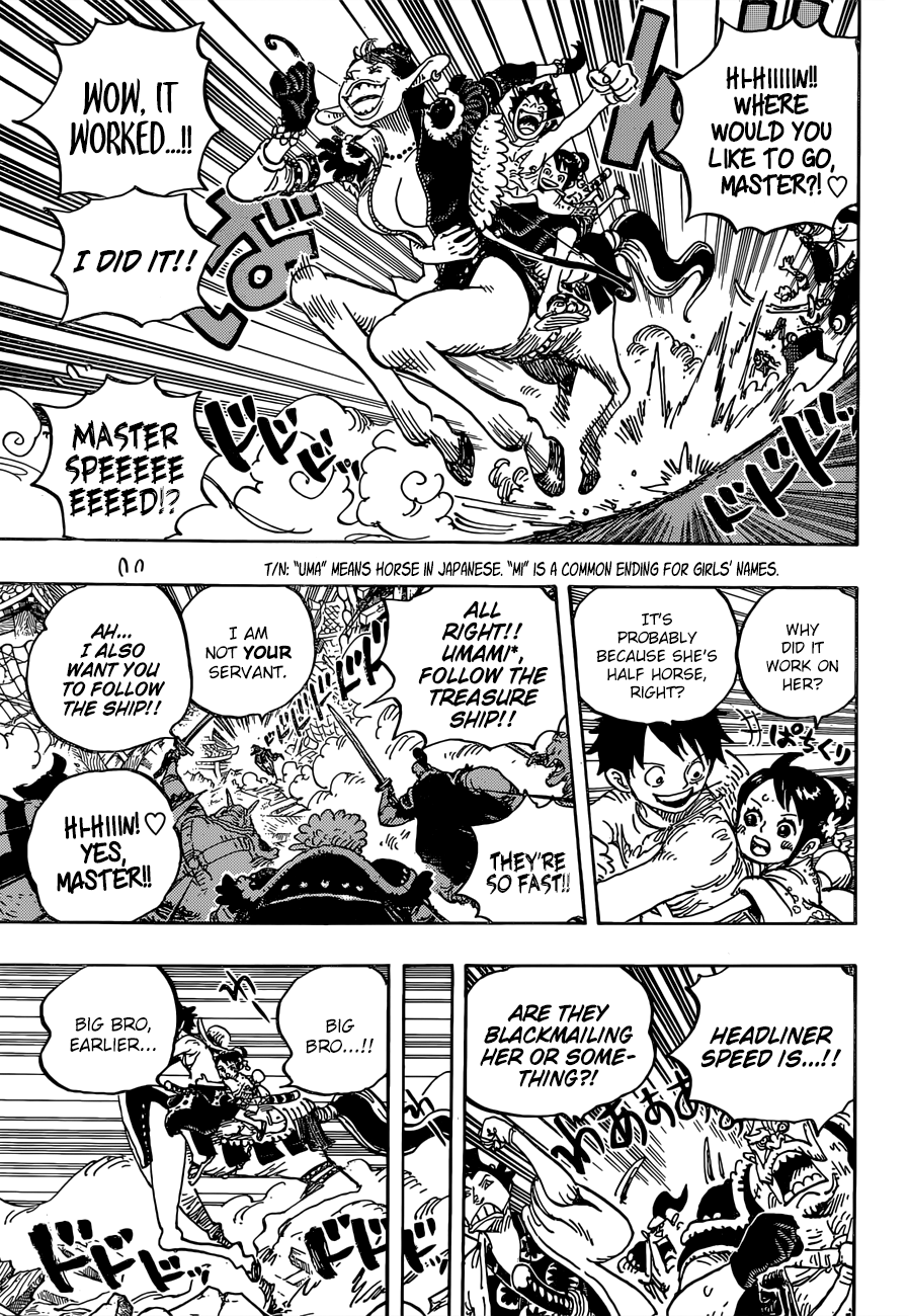 One Piece, Chapter 918 - Luffytaro Repays The Favour image 06