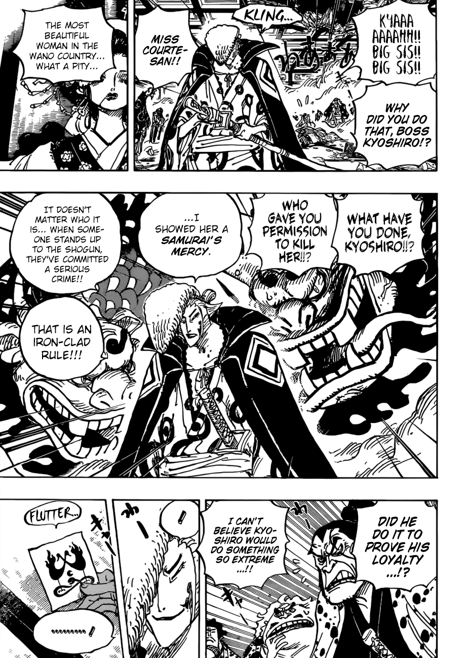 One Piece, Chapter 933 - A Samurai