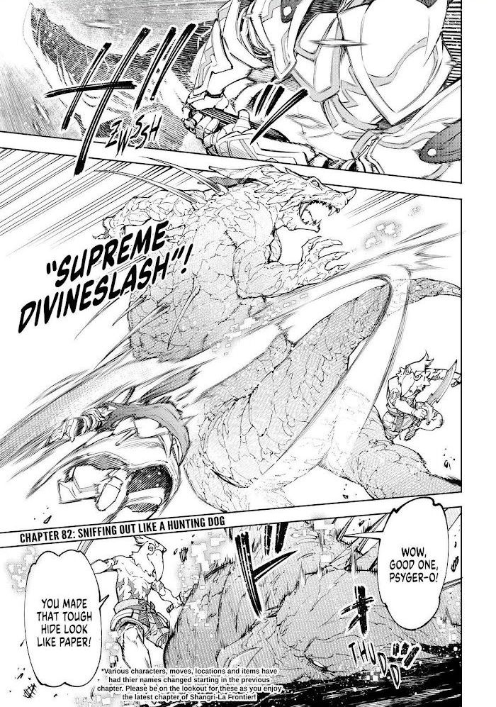 Shangri-La Frontier, Chapter 82 image 01