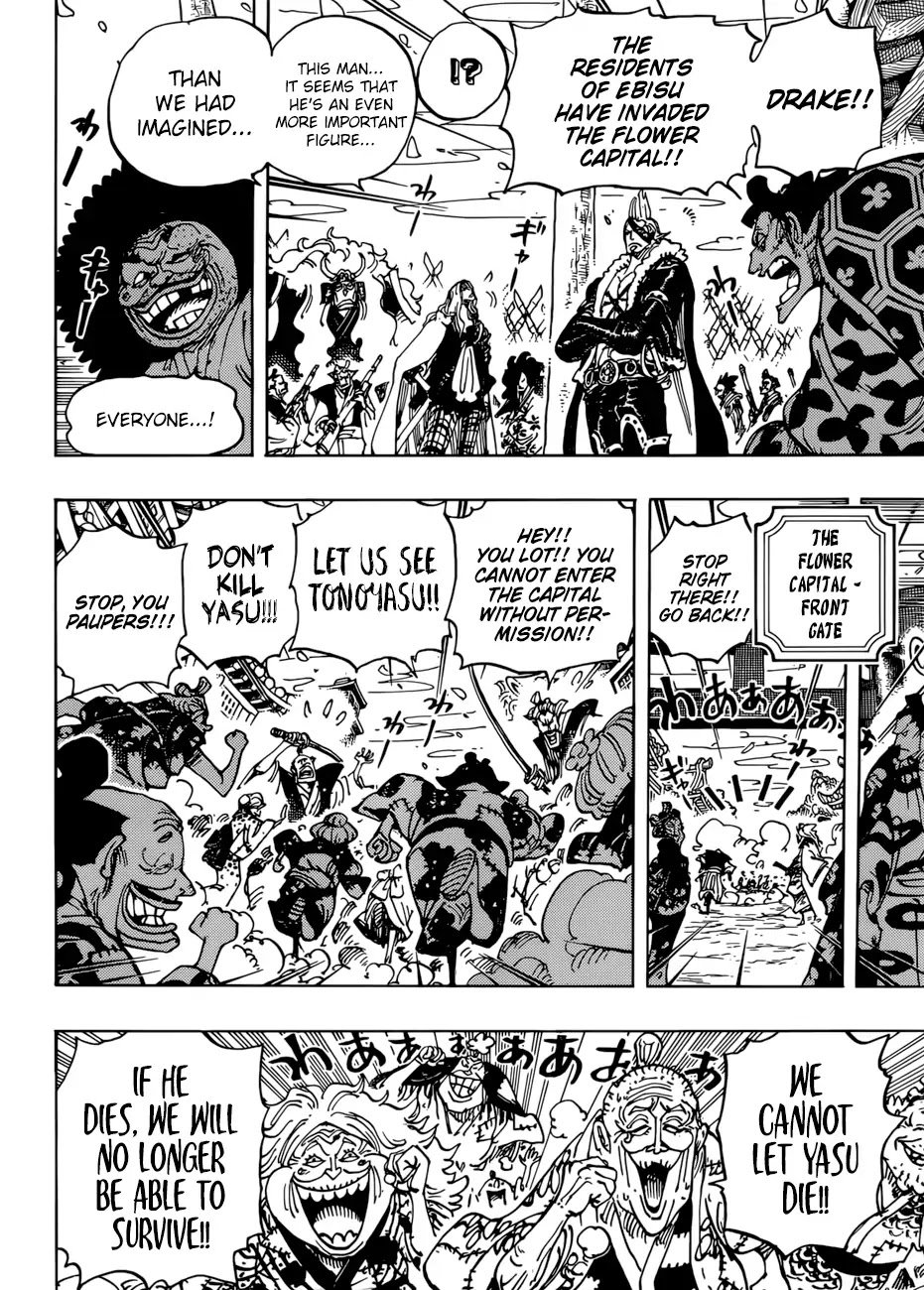 One Piece, Chapter 942 - The Daimyo Of Hakumai, Shimotsuki Yasuie image 06