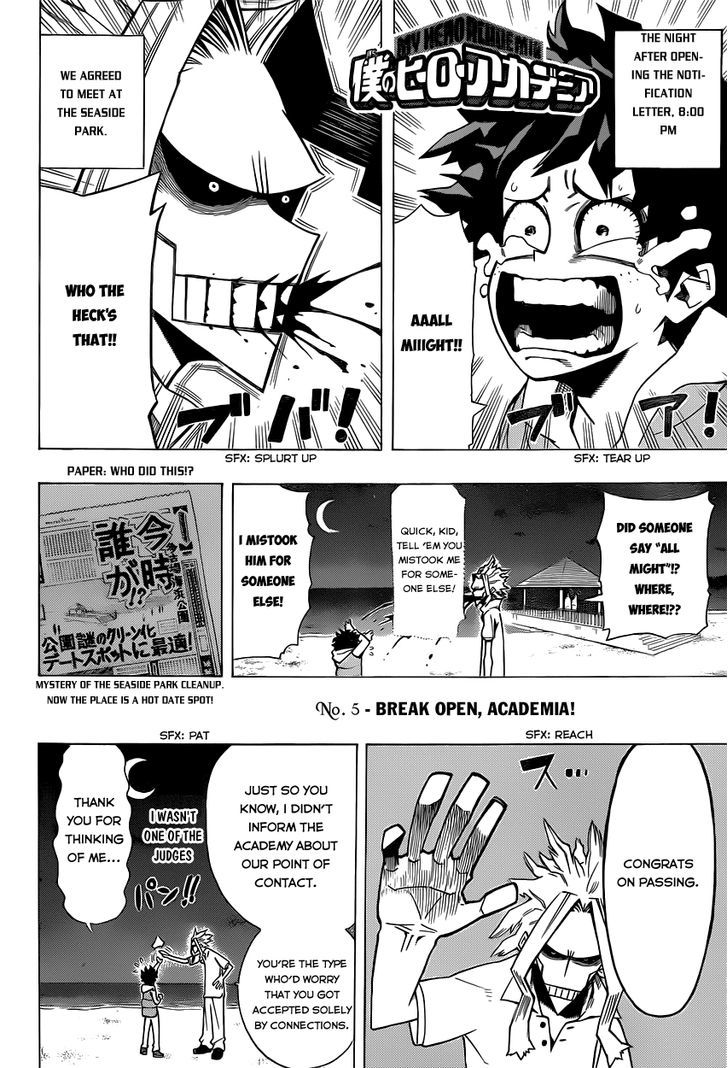 My Hero Academia, Chapter 5 - Break Open, Academia! image 04