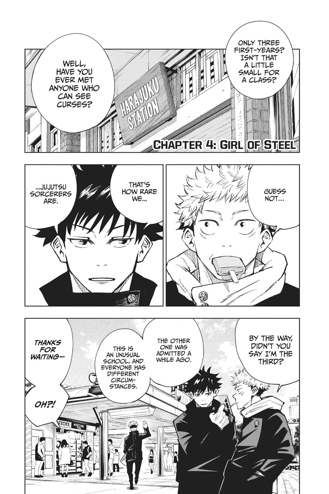 Jujutsu Kaisen, Chapter 4 image 01