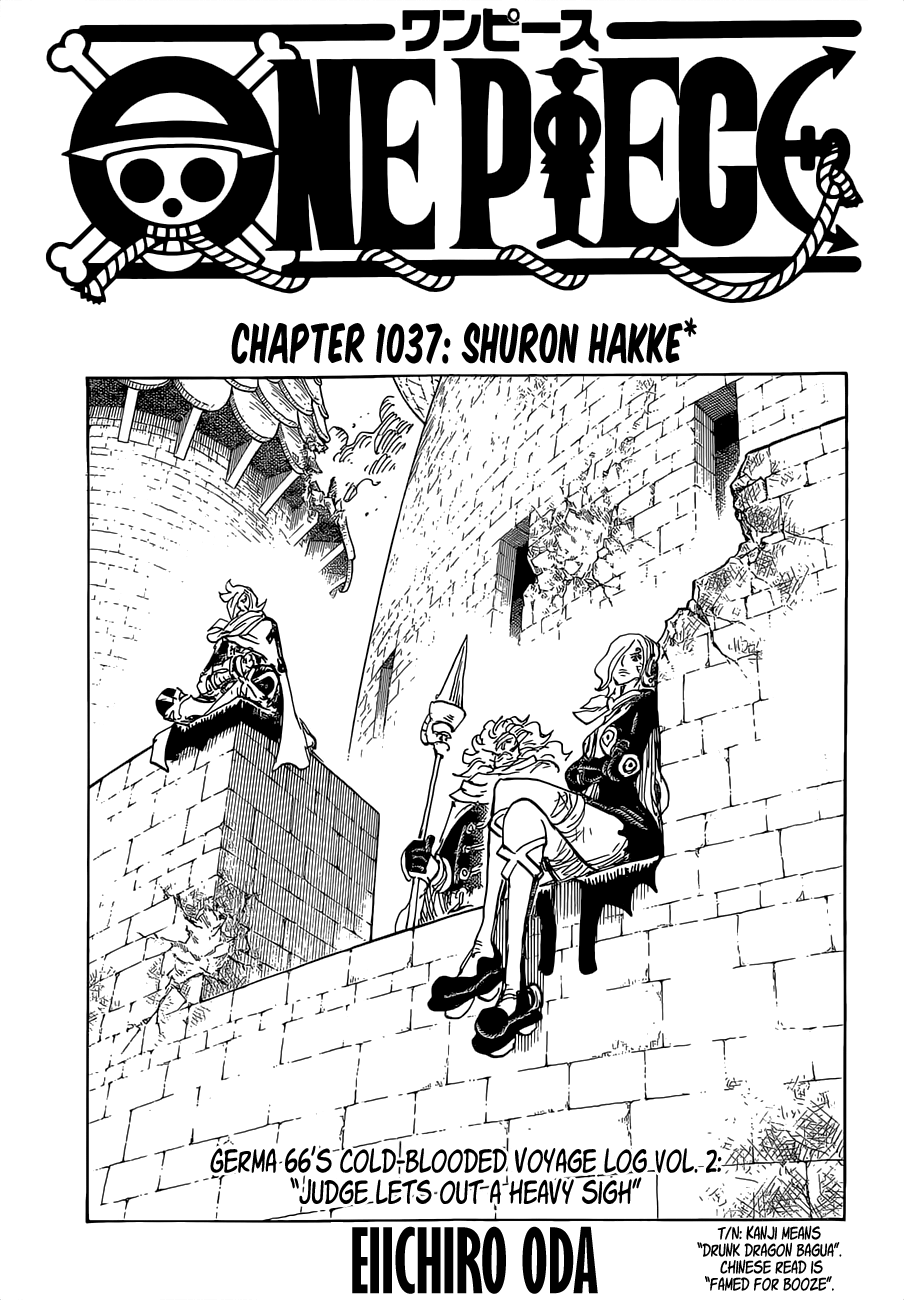 One Piece, Chapter 1037 image 01