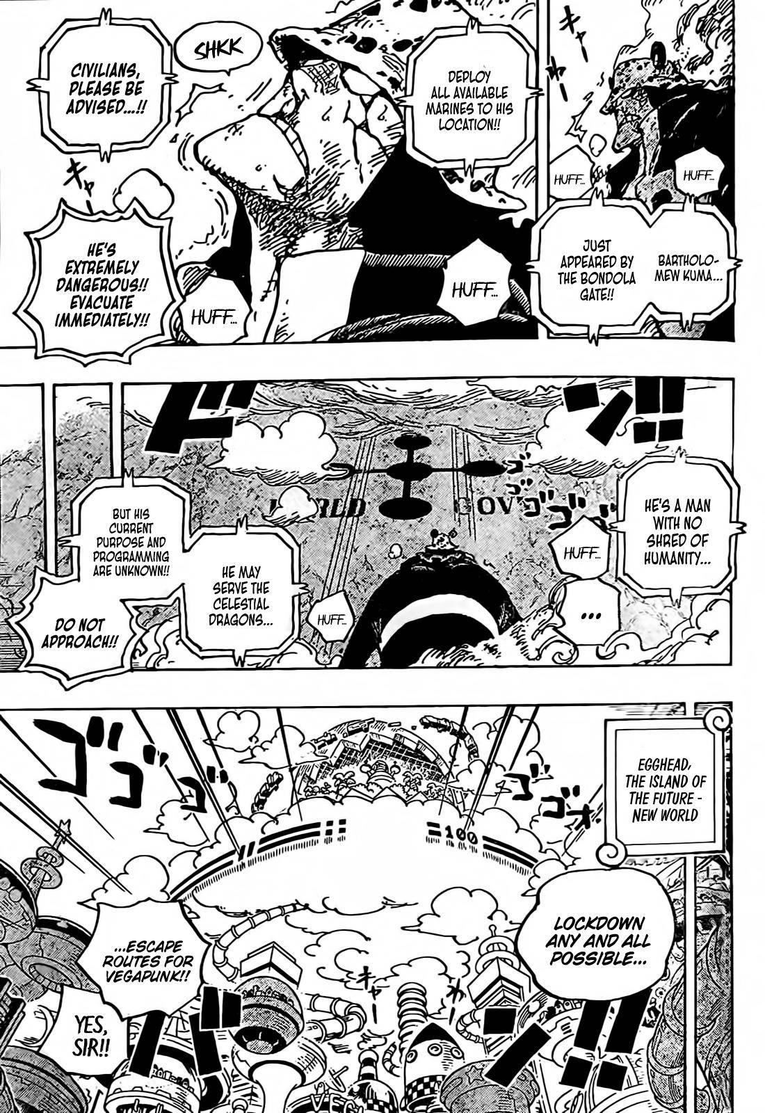 One Piece, Chapter 1071 image 03