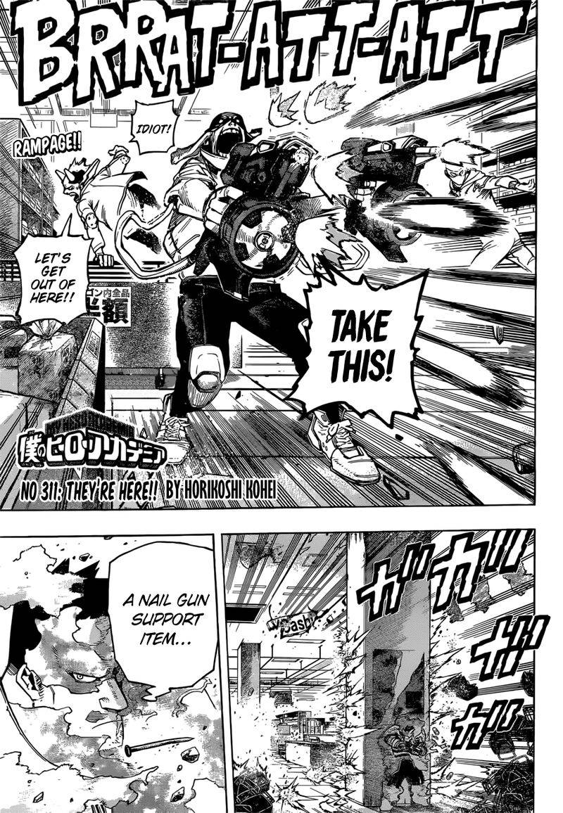 My Hero Academia, Chapter 311 image 01