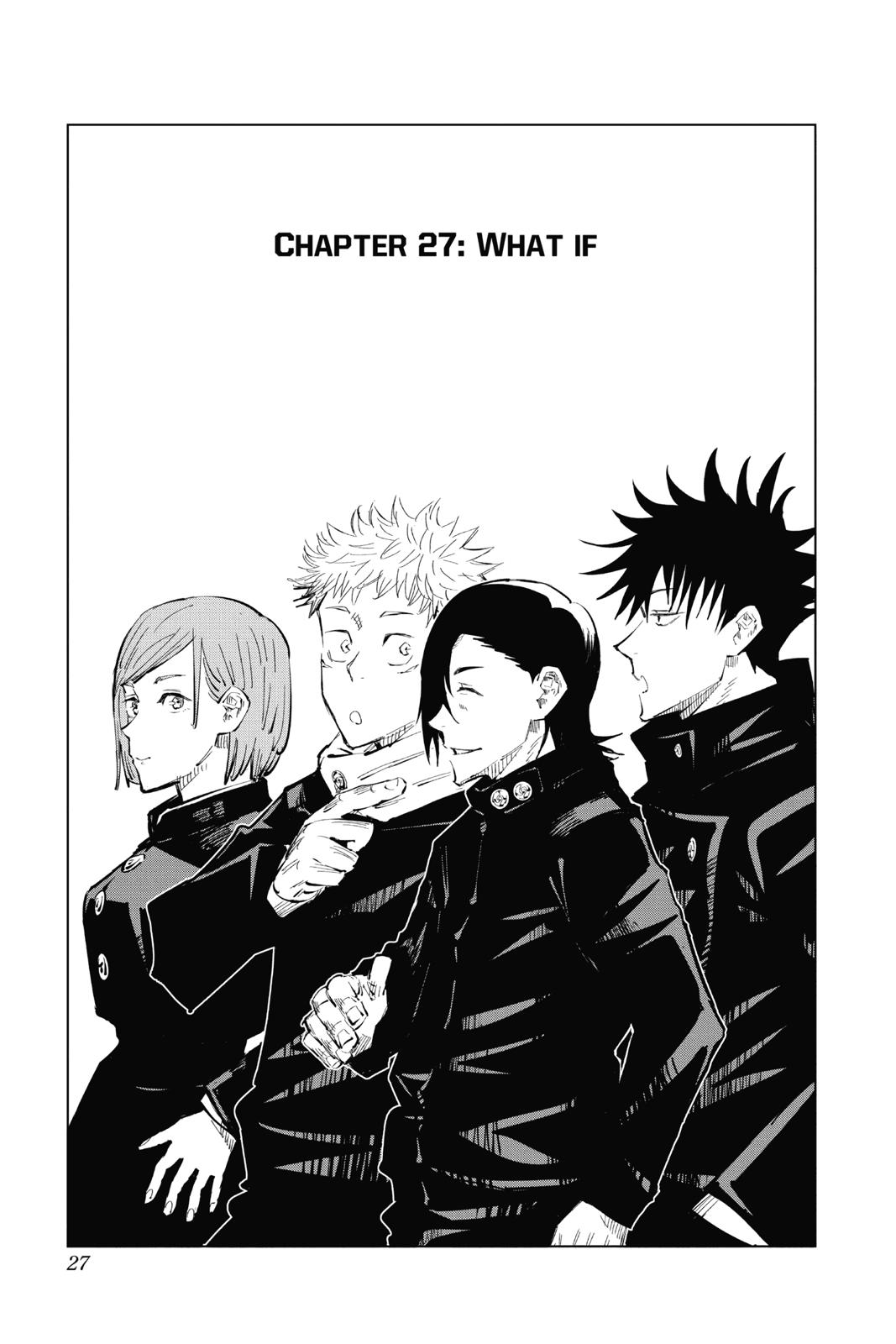 Jujutsu Kaisen, Chapter 27 image 01