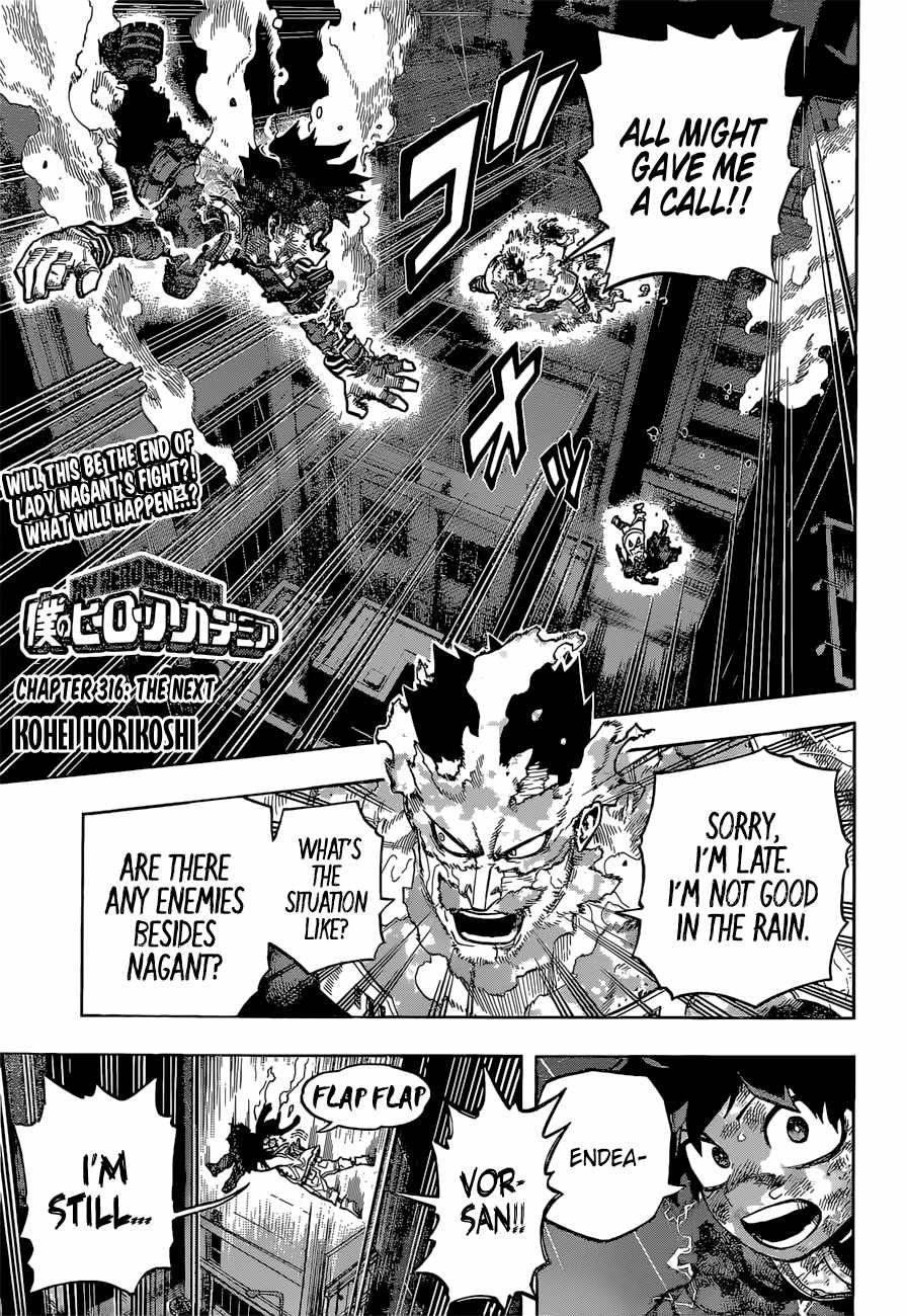 My Hero Academia, Chapter 316 - chapter 316 image 01