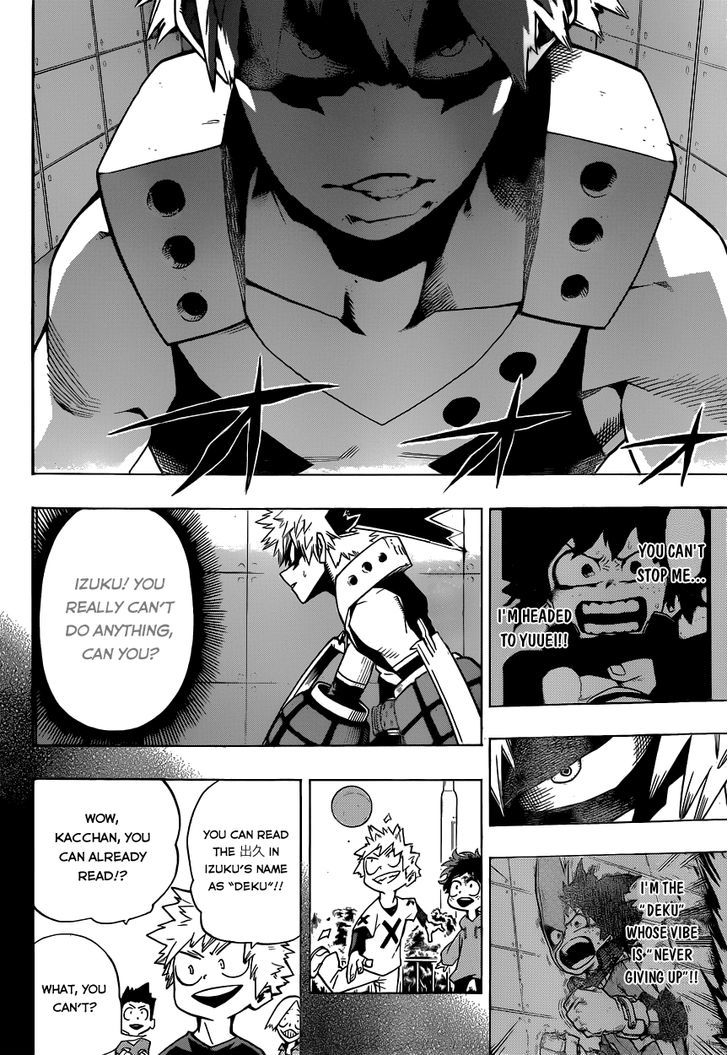 My Hero Academia, Chapter 9 - Deku vs. Kacchan image 12