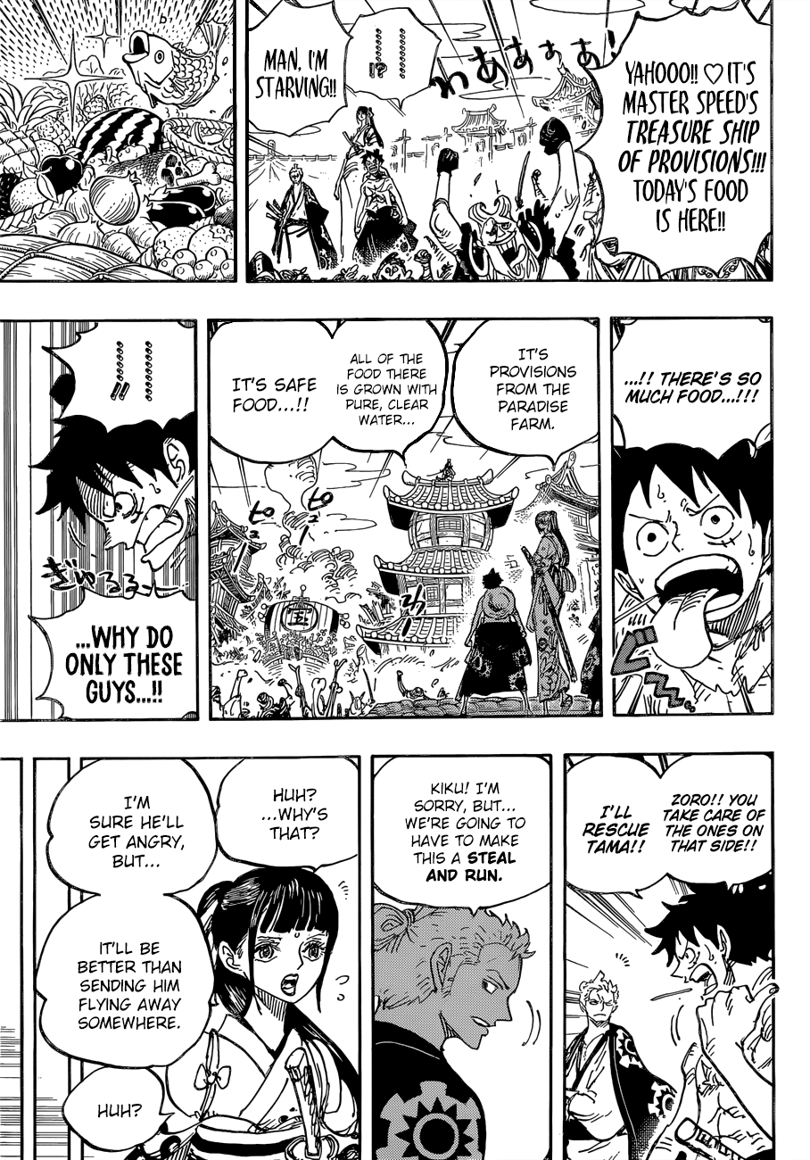 One Piece, Chapter 917 - The Treasure Ship of Provisions image 12