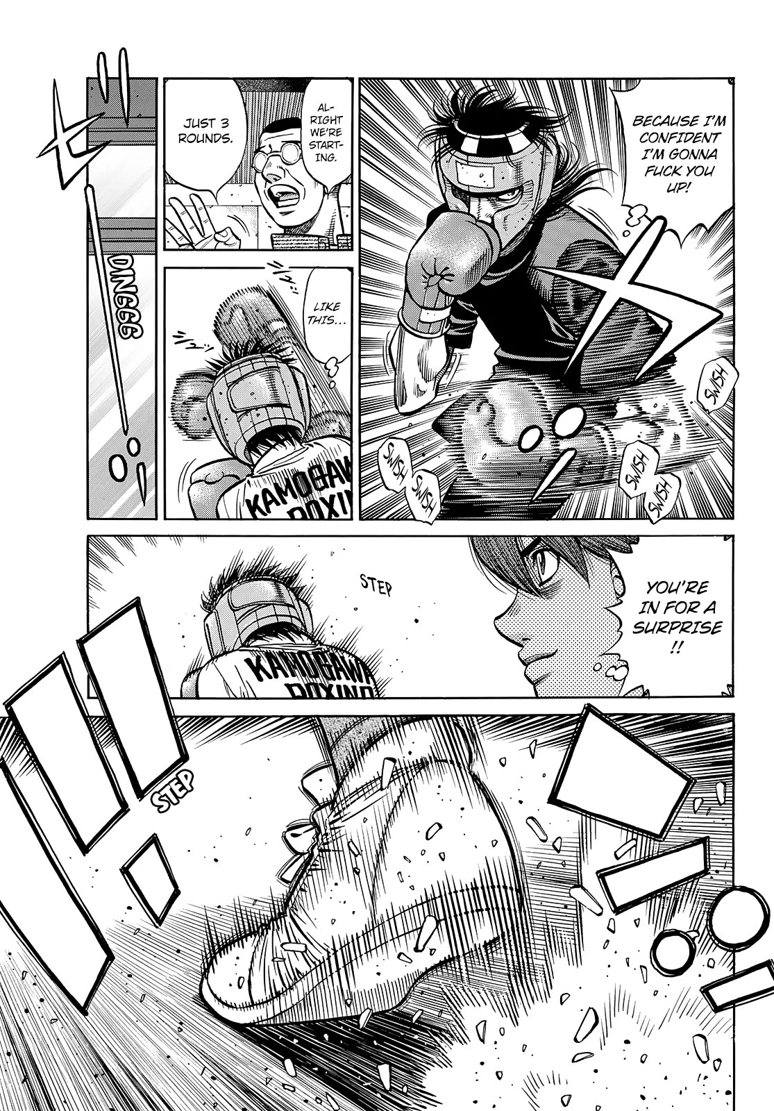Hajime no Ippo, Chapter 1435 His Sparring Partner is a Southpaw image 05